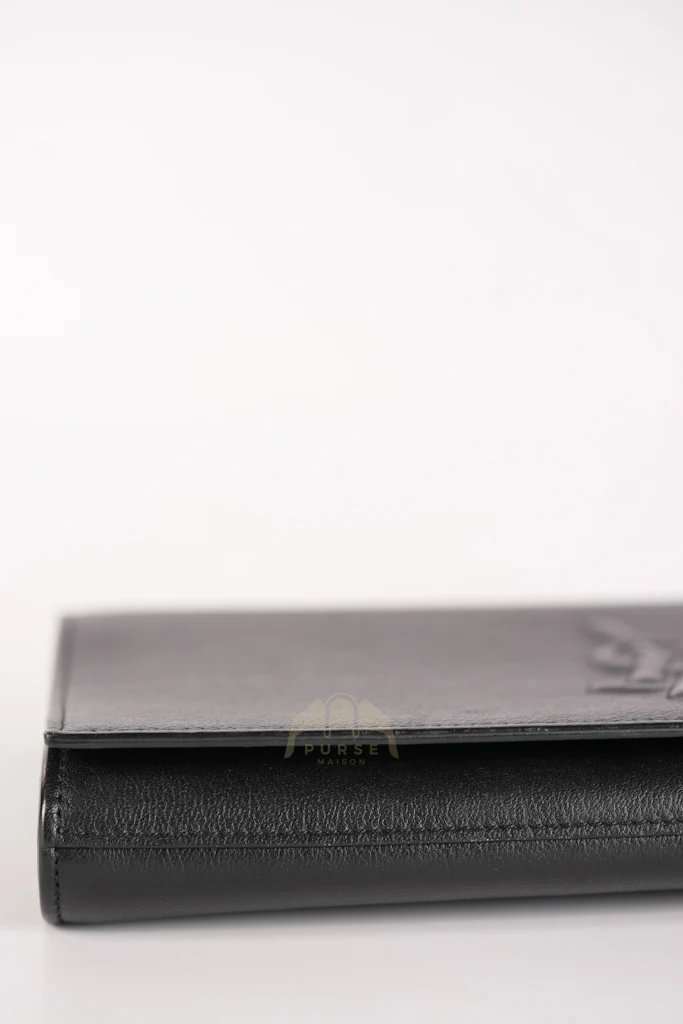Yves Saint Laurent Belle De Jour Clutch Bag in Black Calfskin Leather - Image 27