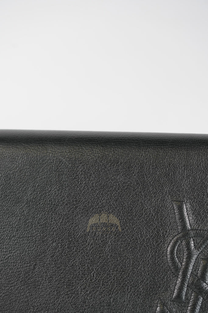 Yves Saint Laurent Belle De Jour Clutch Bag in Black Calfskin Leather - Image 29