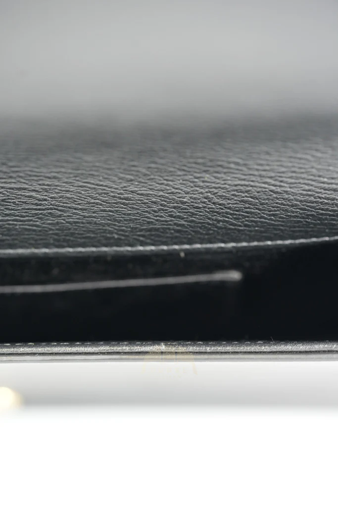 Yves Saint Laurent Belle De Jour Clutch Bag in Black Calfskin Leather - Image 30