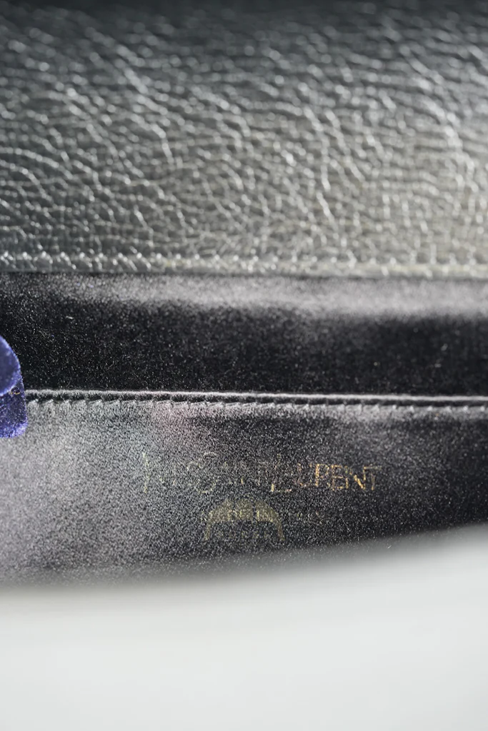 Yves Saint Laurent Belle De Jour Clutch Bag in Black Calfskin Leather - Image 31