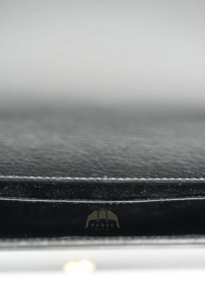 Yves Saint Laurent Belle De Jour Clutch Bag in Black Calfskin Leather - Image 32