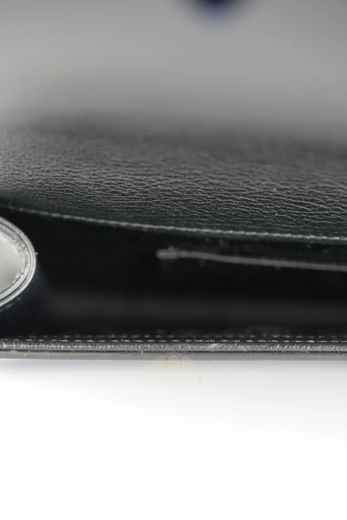 Yves Saint Laurent Belle De Jour Clutch Bag in Black Calfskin Leather - Image 33