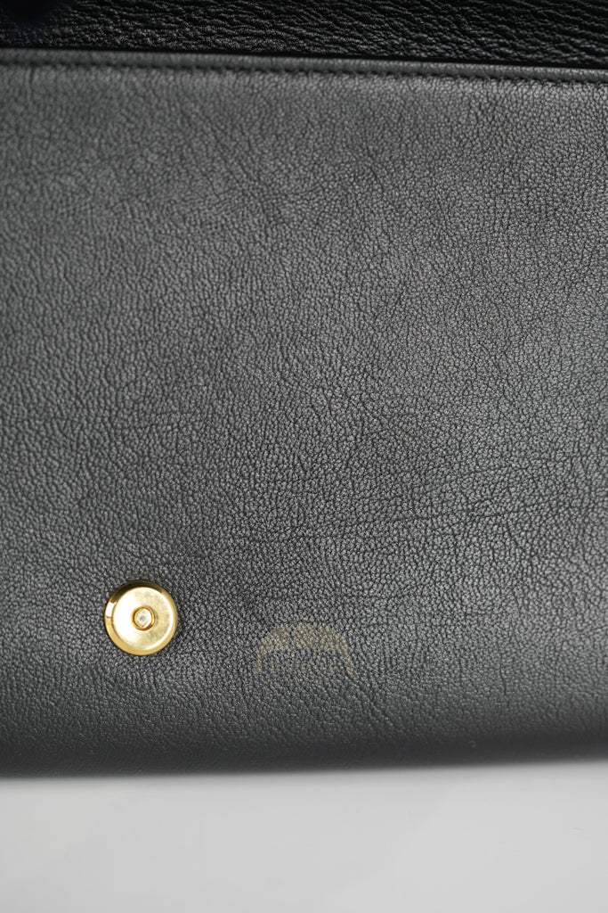 Yves Saint Laurent Belle De Jour Clutch Bag in Black Calfskin Leather - Image 38