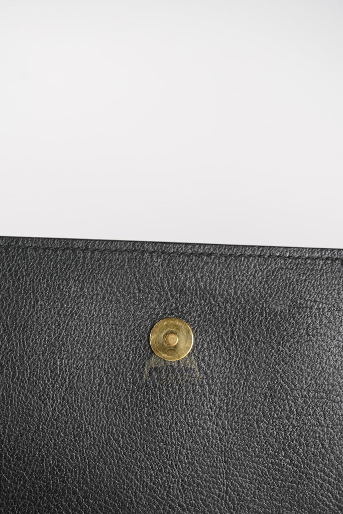 Yves Saint Laurent Belle De Jour Clutch Bag in Black Calfskin Leather - Image 40
