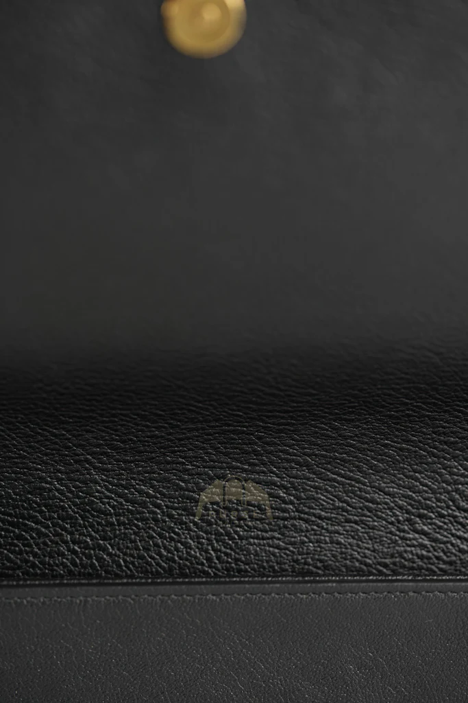 Yves Saint Laurent Belle De Jour Clutch Bag in Black Calfskin Leather - Image 43