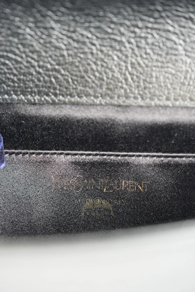 Yves Saint Laurent Belle De Jour Clutch Bag in Black Calfskin Leather - Image 45