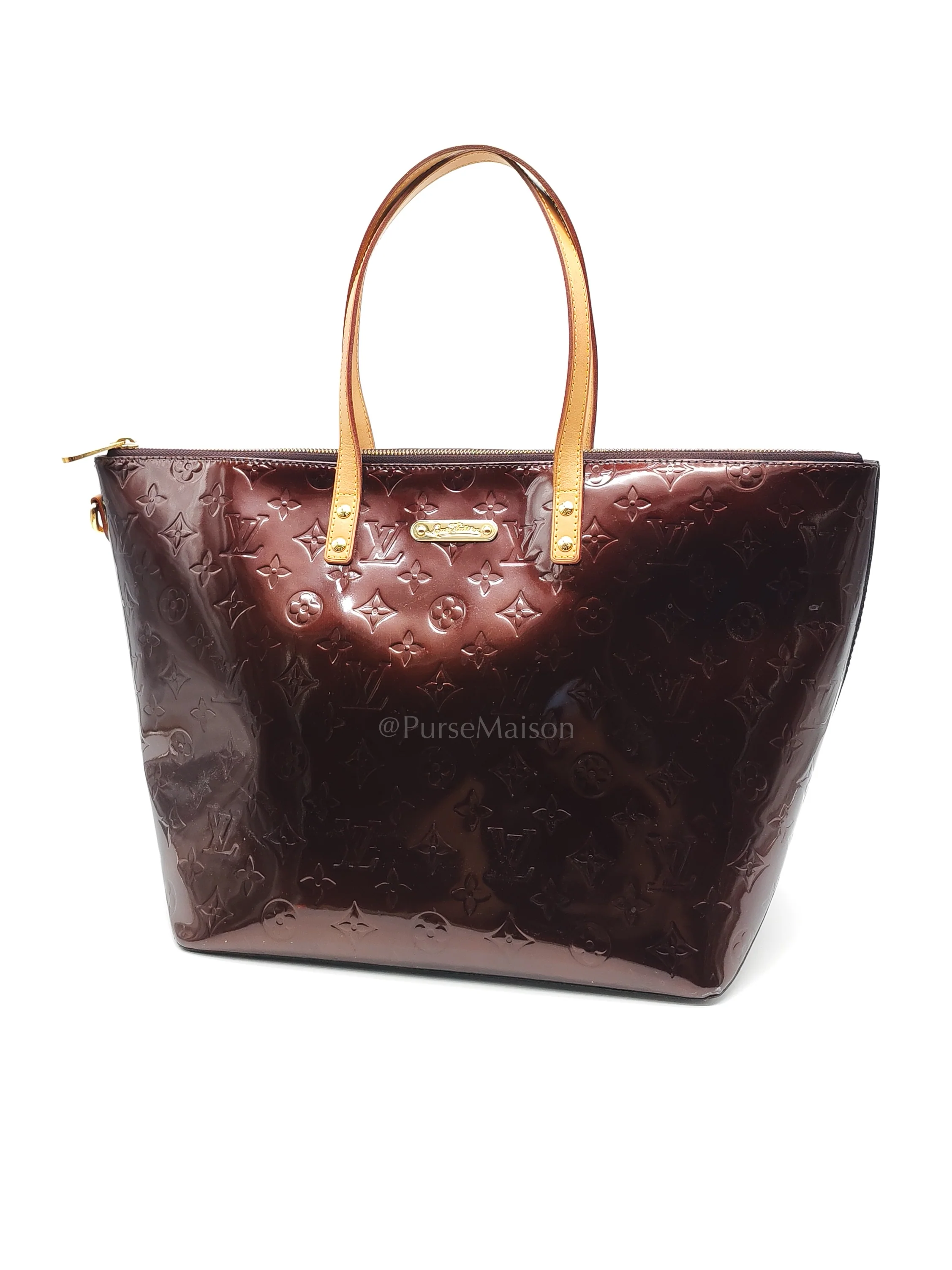 Louis Vuitton Bellevue Tote Bag GM in Monogram Vernis Patent Leather(Microchip) - Image 3