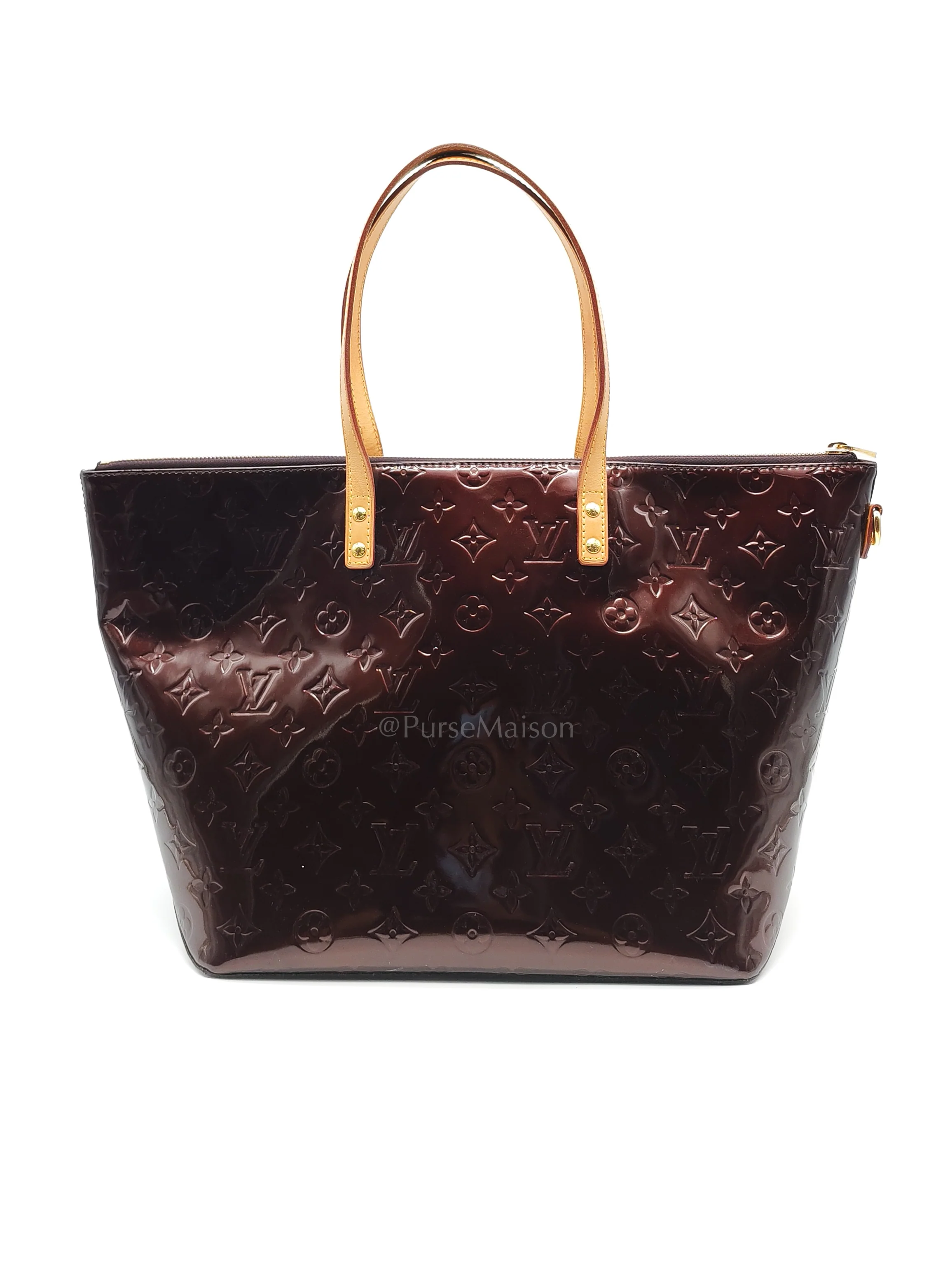 Louis Vuitton Bellevue Tote Bag GM in Monogram Vernis Patent Leather(Microchip) - Image 4