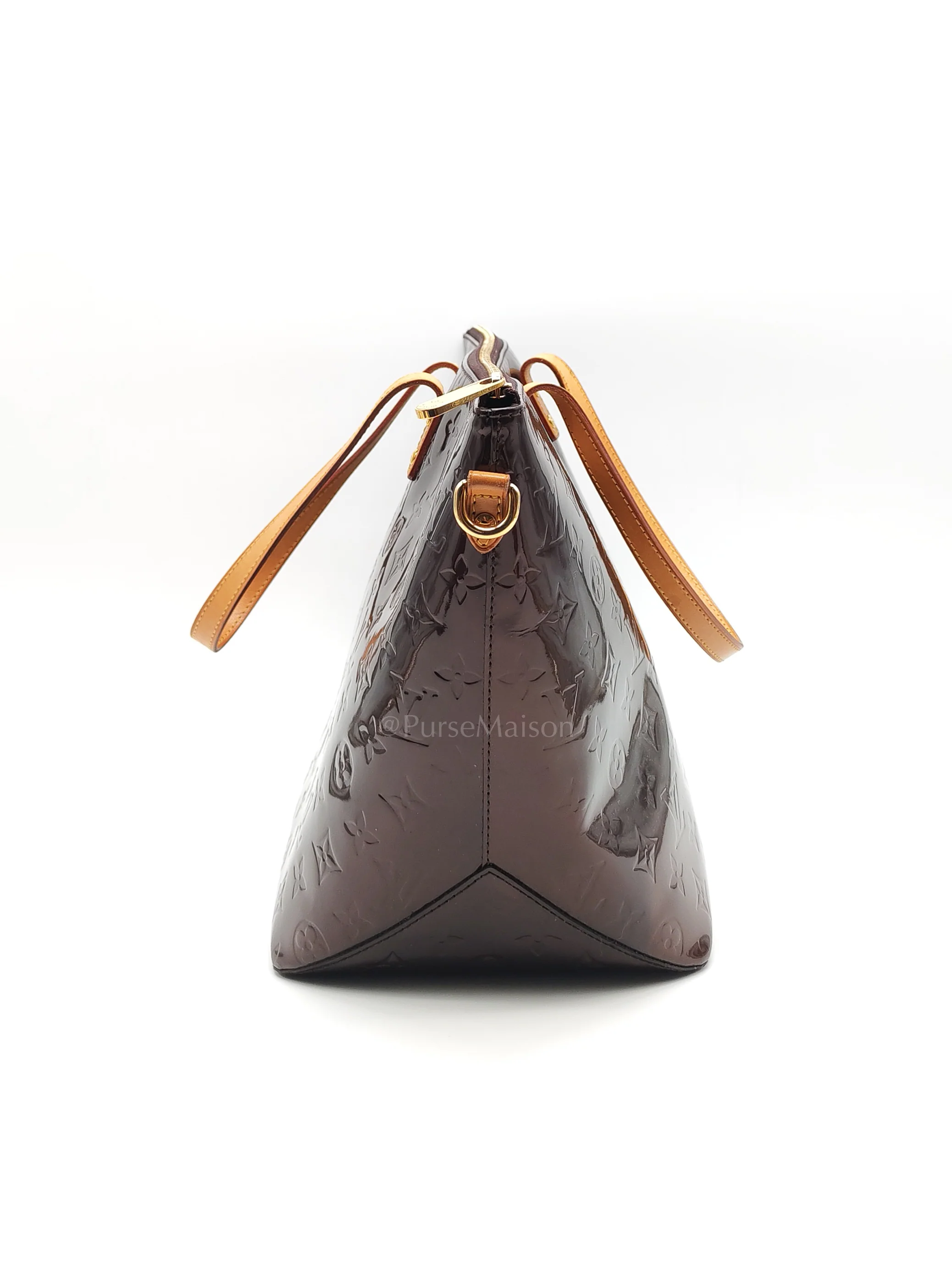 Louis Vuitton Bellevue Tote Bag GM in Monogram Vernis Patent Leather(Microchip) - Image 6