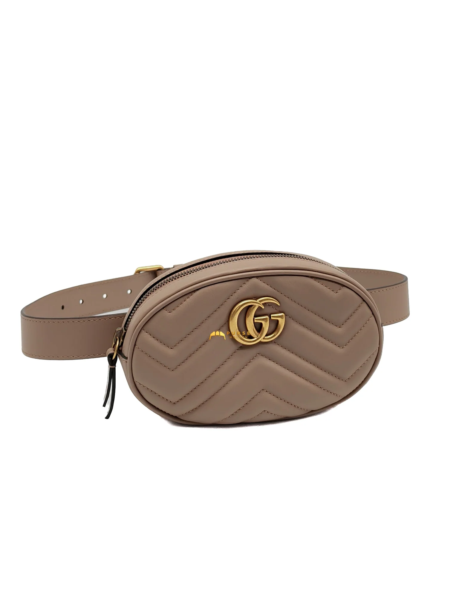 Gucci Marmont Belt Bag in Dusty Rose - Image 3
