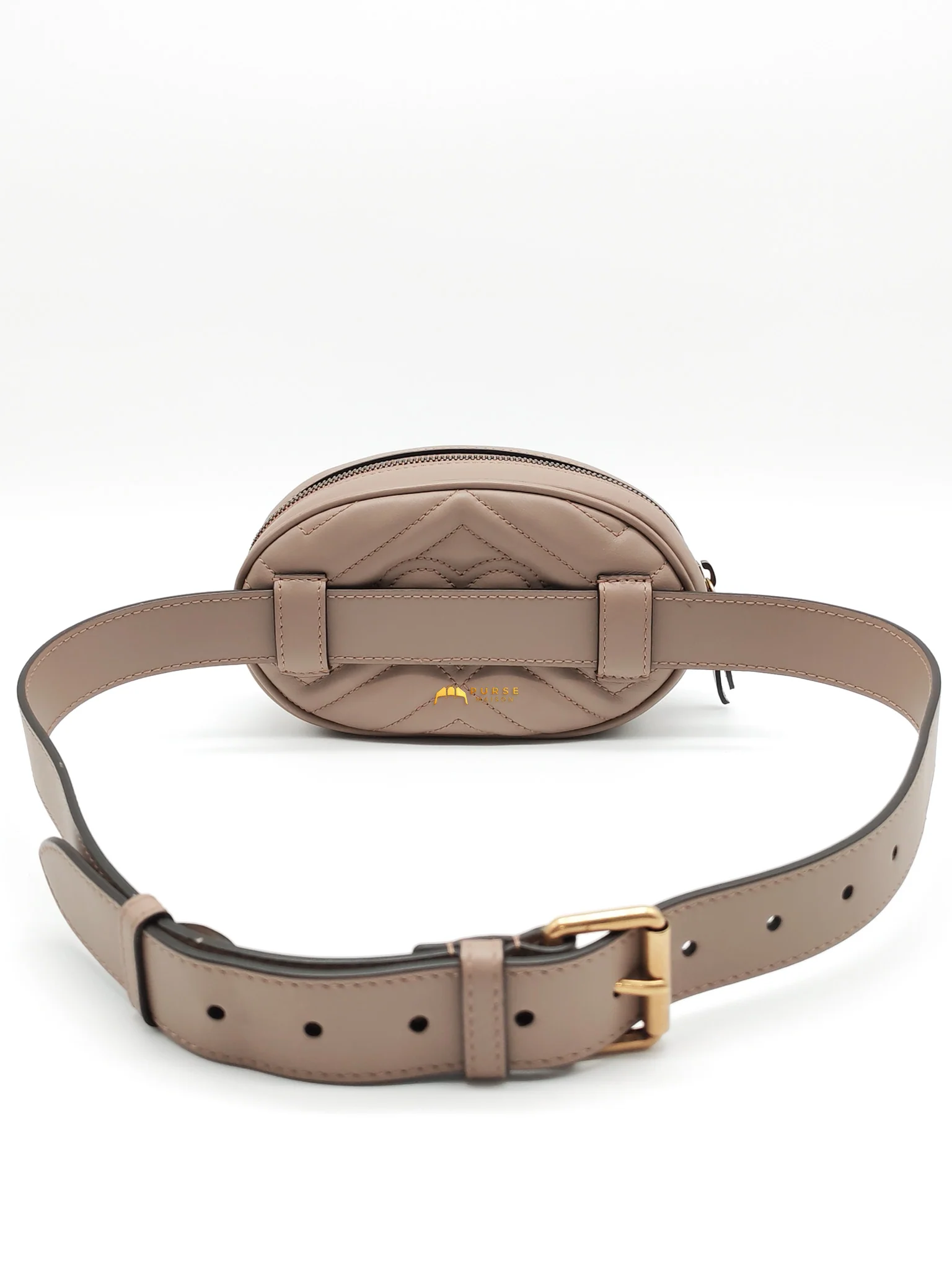 Gucci Marmont Belt Bag in Dusty Rose - Image 4