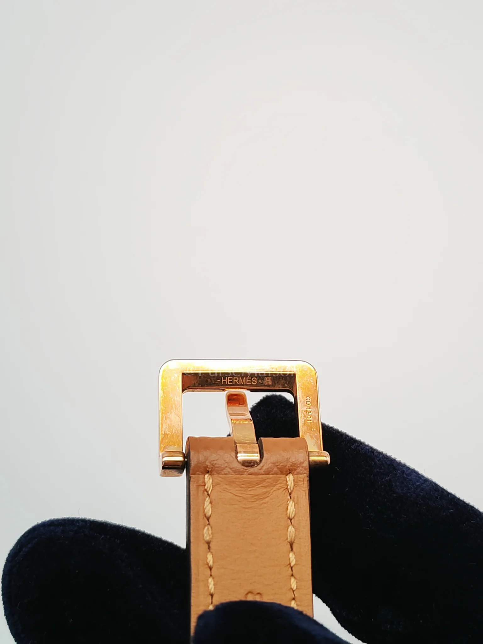 Hermes Pop H Belt in Gold Epsom Leather and Rose Gold Hardware Size 80 Stamp U (2022) - Image 10