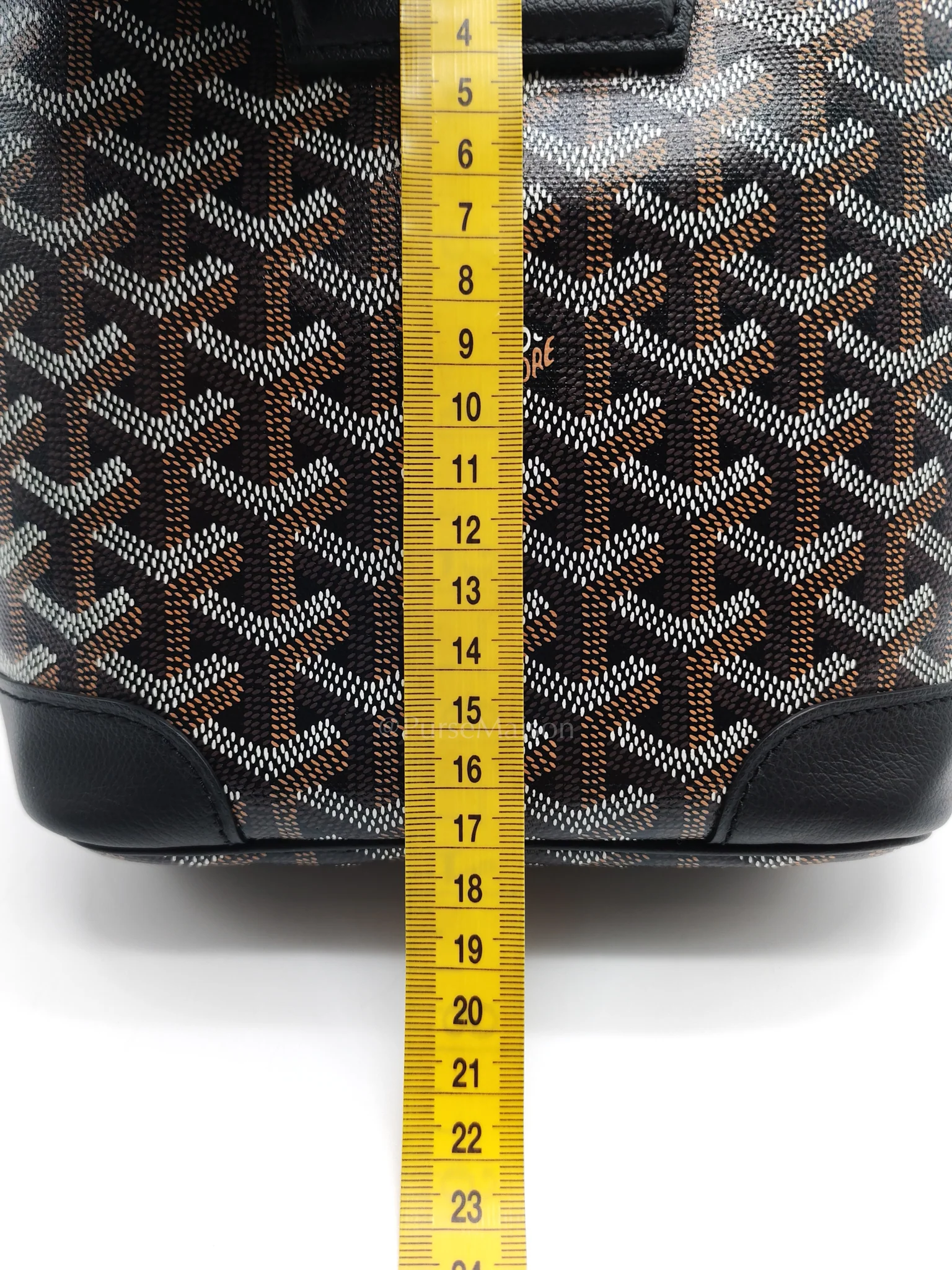 Goyard Beluga Mini Black Goyardine Canvas Shoulder Bag - Image 27