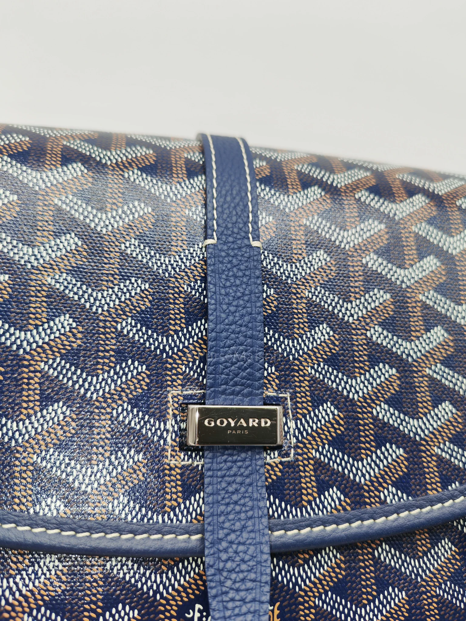 Goyard Belvedere PM in Navy Blue/Bleu Marine Goyardine Canvas - Image 12