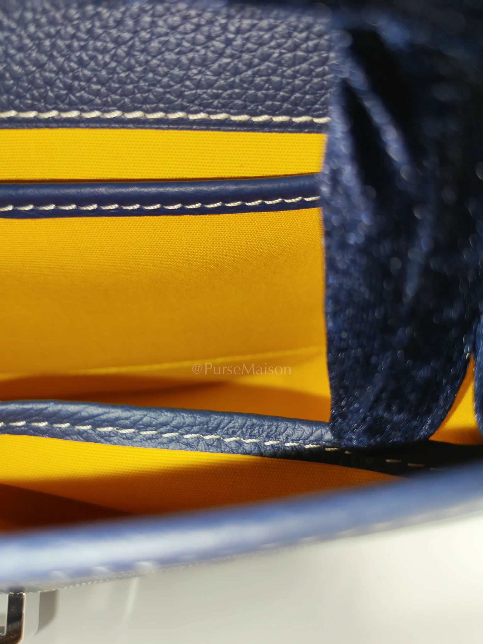 Goyard Belvedere PM in Navy Blue/Bleu Marine Goyardine Canvas - Image 17