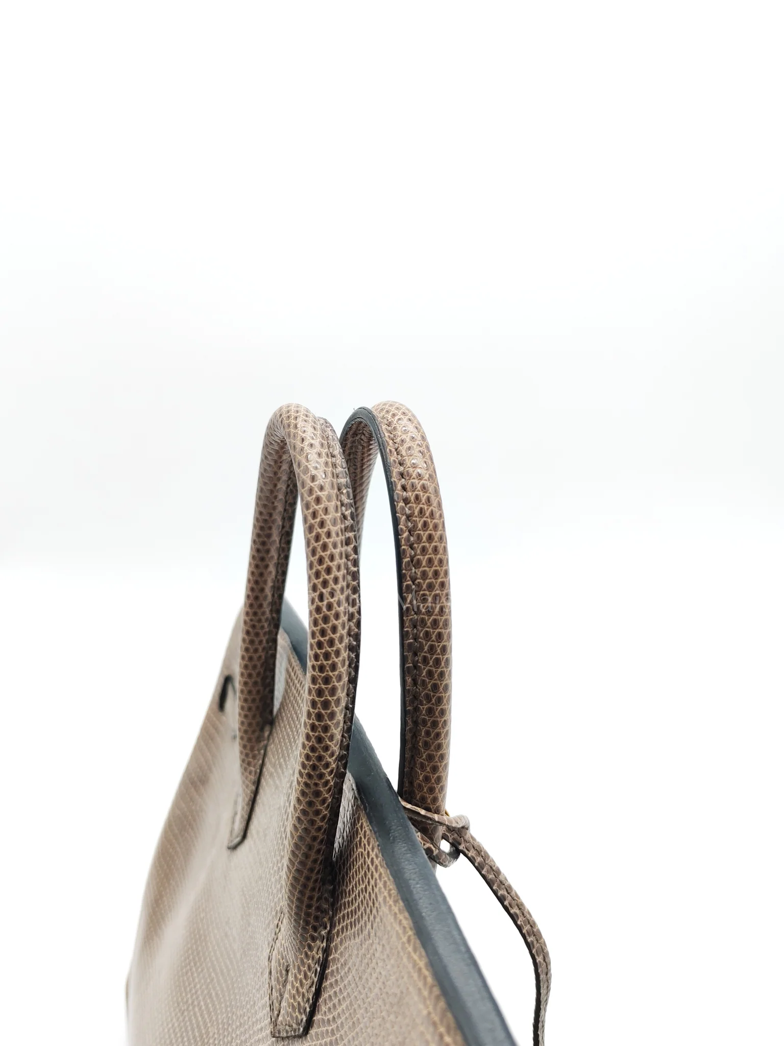 Hermes Birkin 25 Lizard Gris Tourterelle Gold Hardware Stamp P (2012) - Image 18