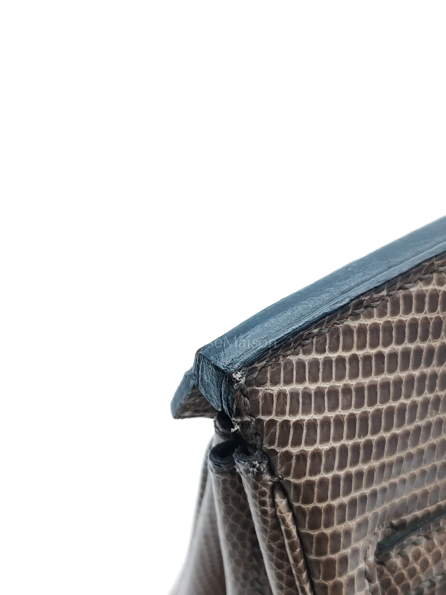 Hermes Birkin 25 Lizard Gris Tourterelle Gold Hardware Stamp P (2012) - Image 20