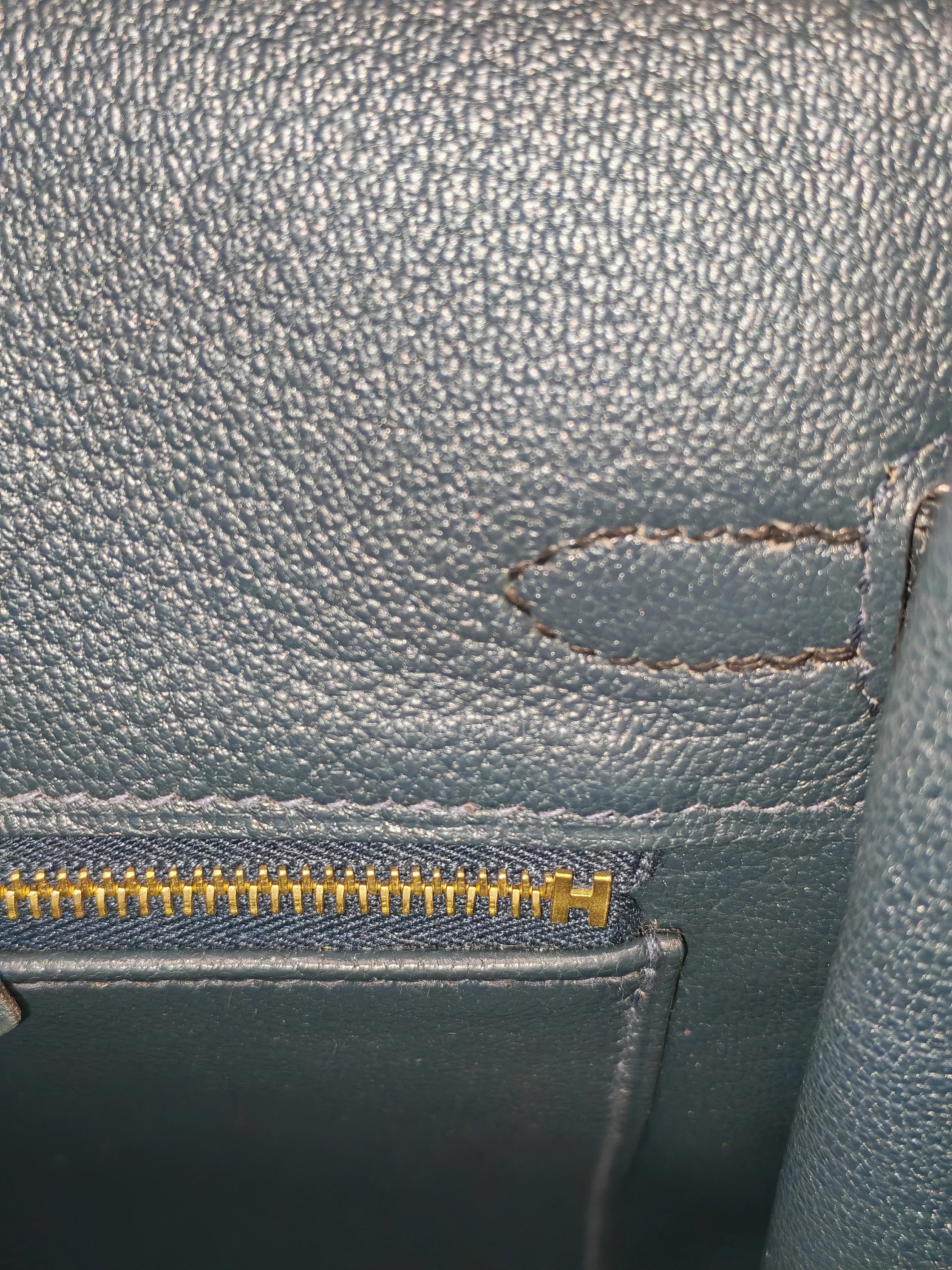 Hermes Birkin 25 Vert Rousseau Togo Leather & Croc Touch Gold Hardware Stamp Y(2020) - Image 22