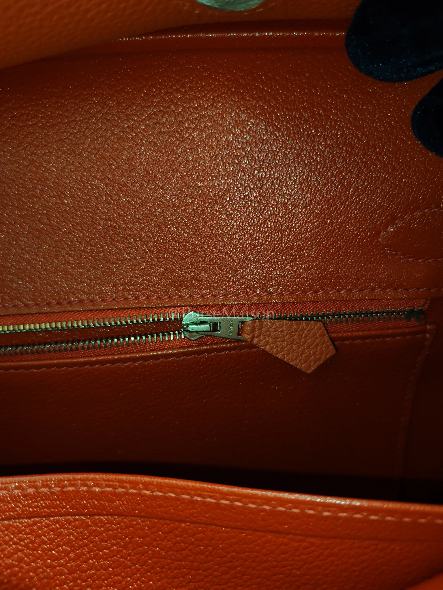 Hermes Birkin 30 in Rouge Pivoine Togo Leather Palladium Hardware Stamp A(2017) - Image 25