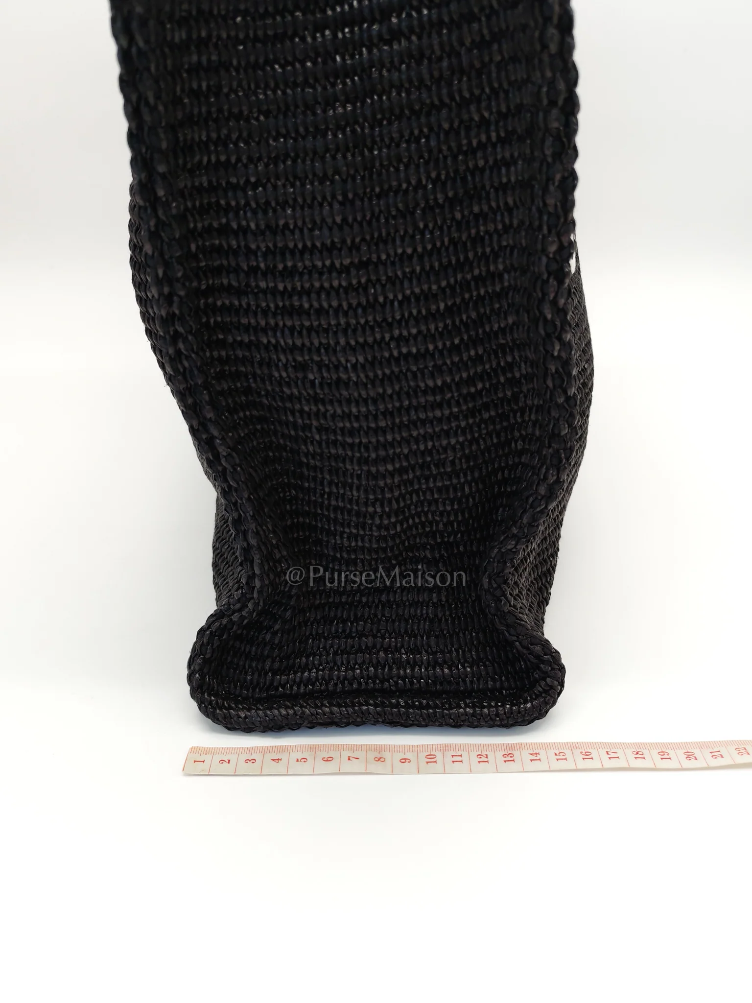 Givenchy Woven Soft Raffia Medium Black Beach Tote Bag - Image 21