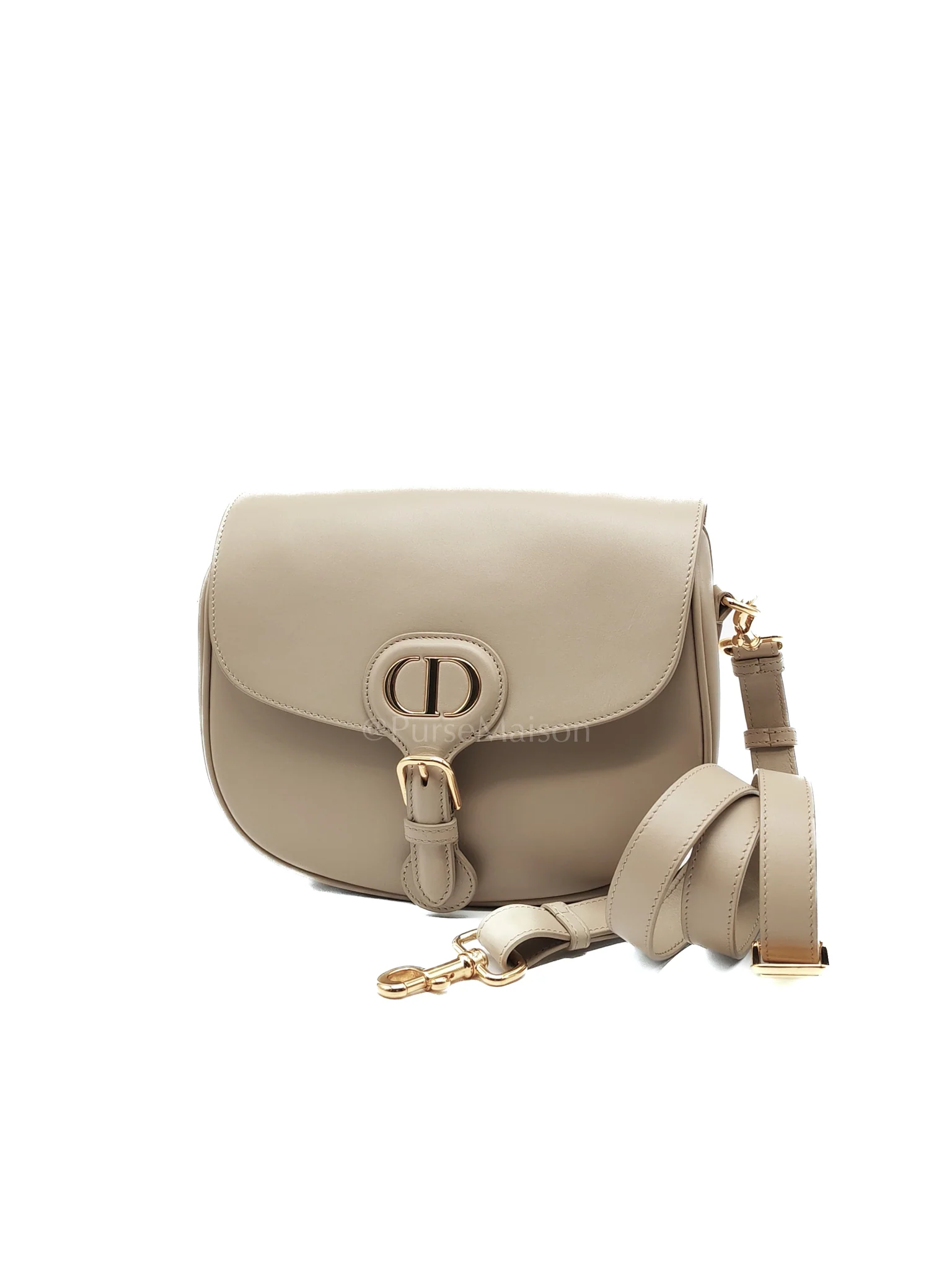 Christian Dior Bobby Medium in Beige Smooth Calfskin Leather Crossbody Bag - Image 3