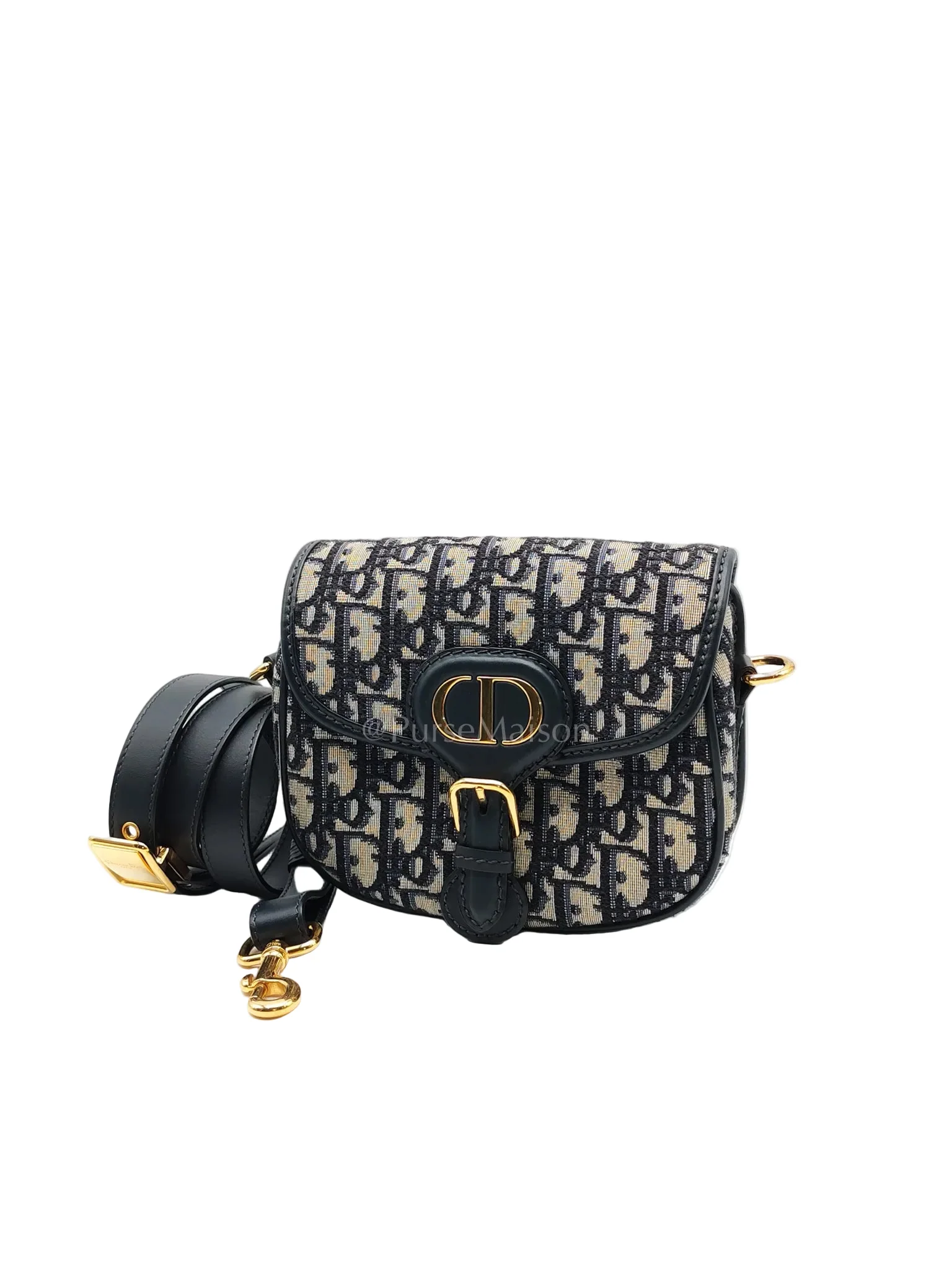 Christian Dior Bobby Small Blue Oblique Jacquard Canvas - Image 2