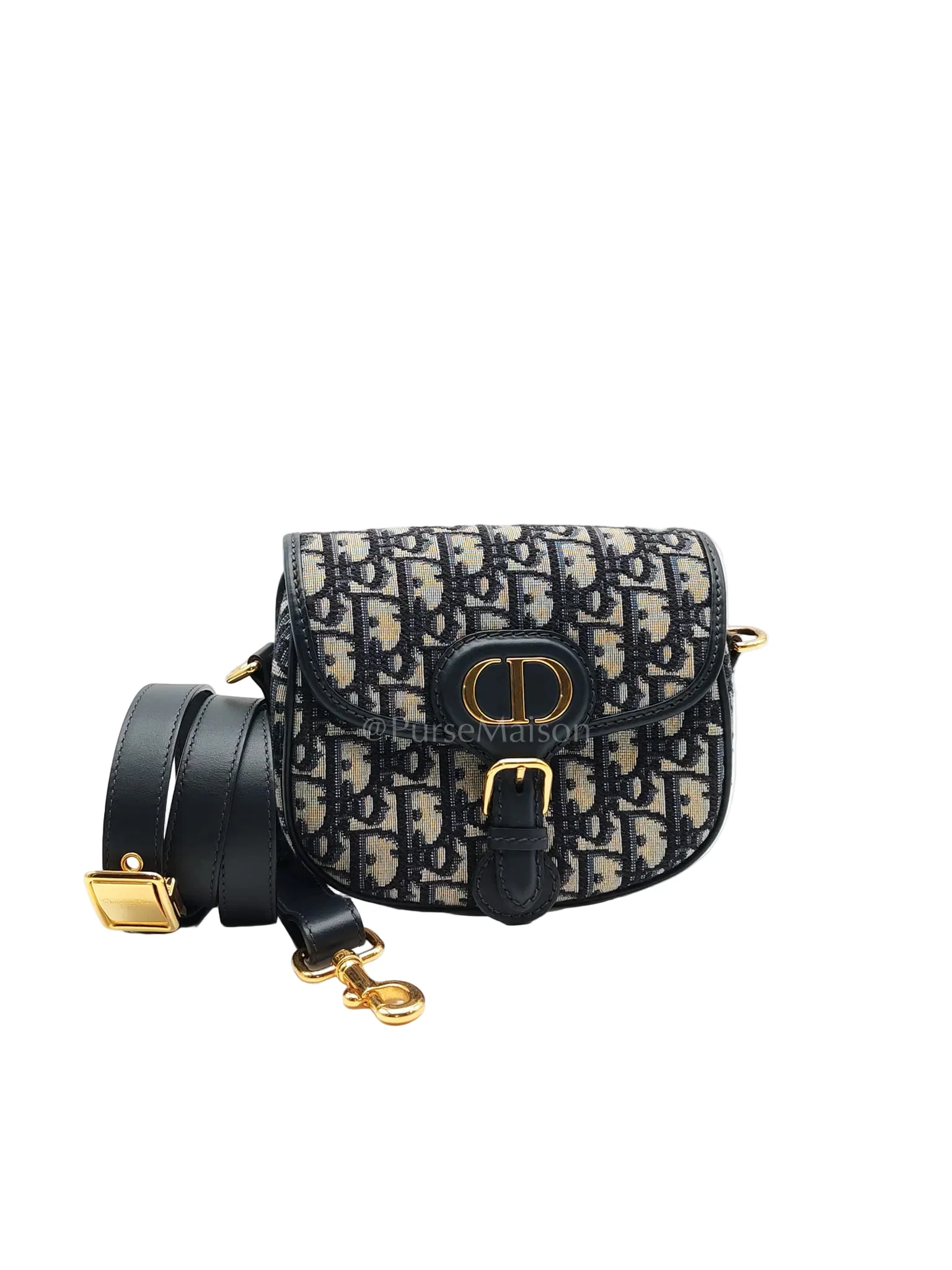 Christian Dior Bobby Small Blue Oblique Jacquard Canvas - Image 3