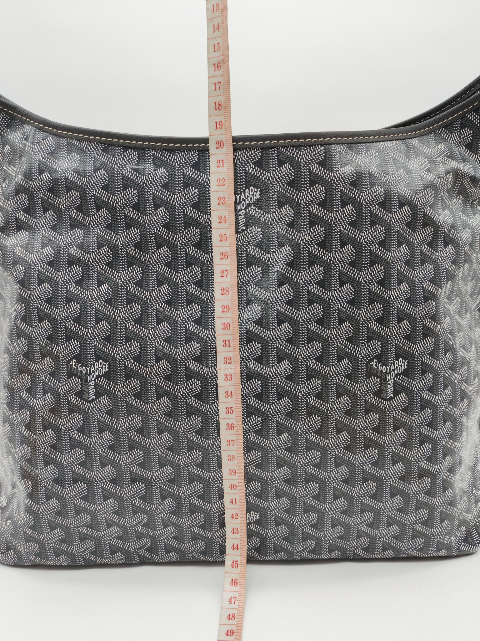 Goyard Boheme PM in Gray Goyardine Canvas Hobo Bag - Image 19