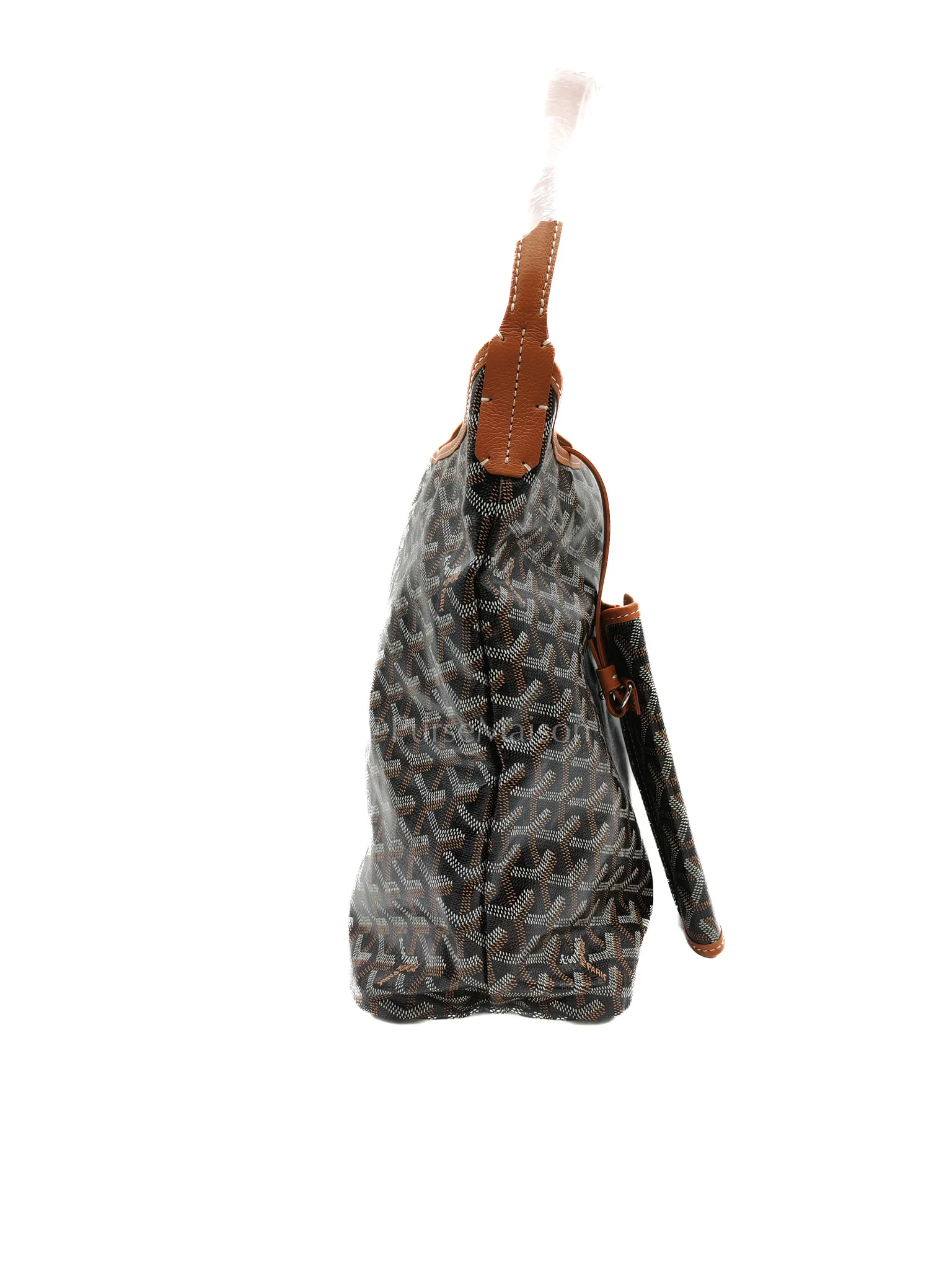 Goyard Boheme Hobo Bag in Tan Goyardine Canvas - Image 6