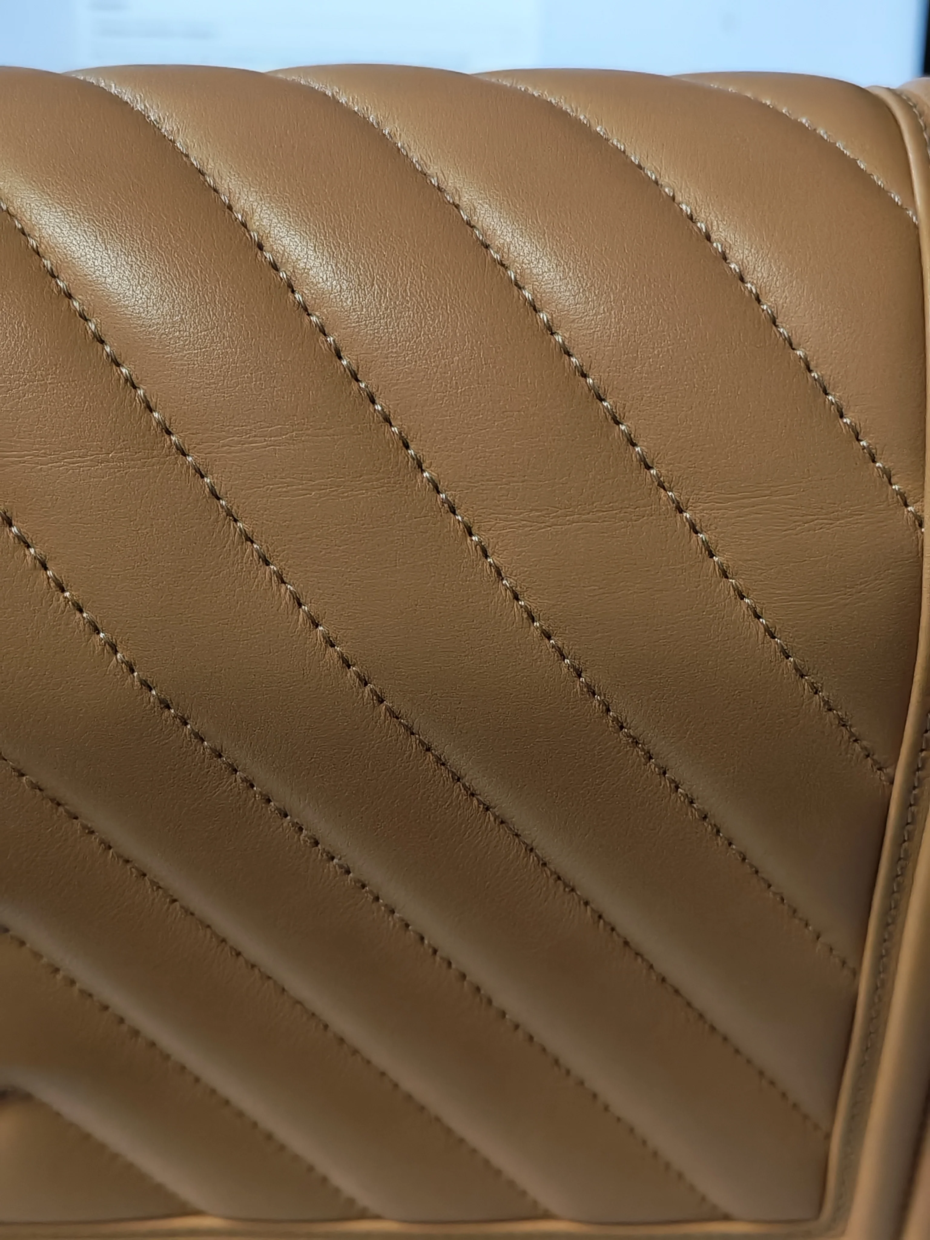 Chanel Boy Chevron Beige in Calfskin Leather and Ruthenium Hardware Series 22 - Image 42