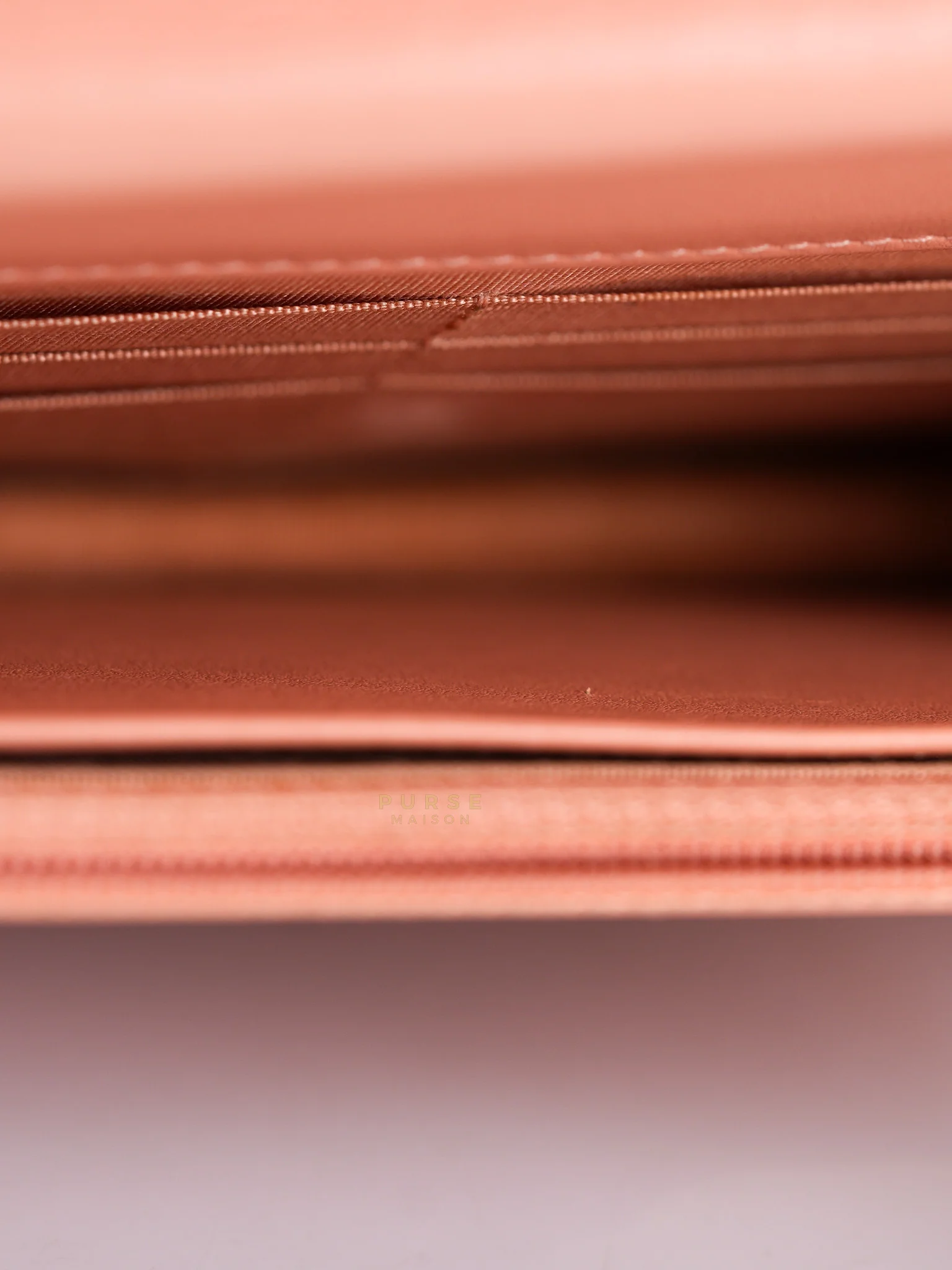 Chanel Boy Wallet On Chain in Light Pink Caviar Leather & Aged Gold Hardware (Series 27) - Image 21