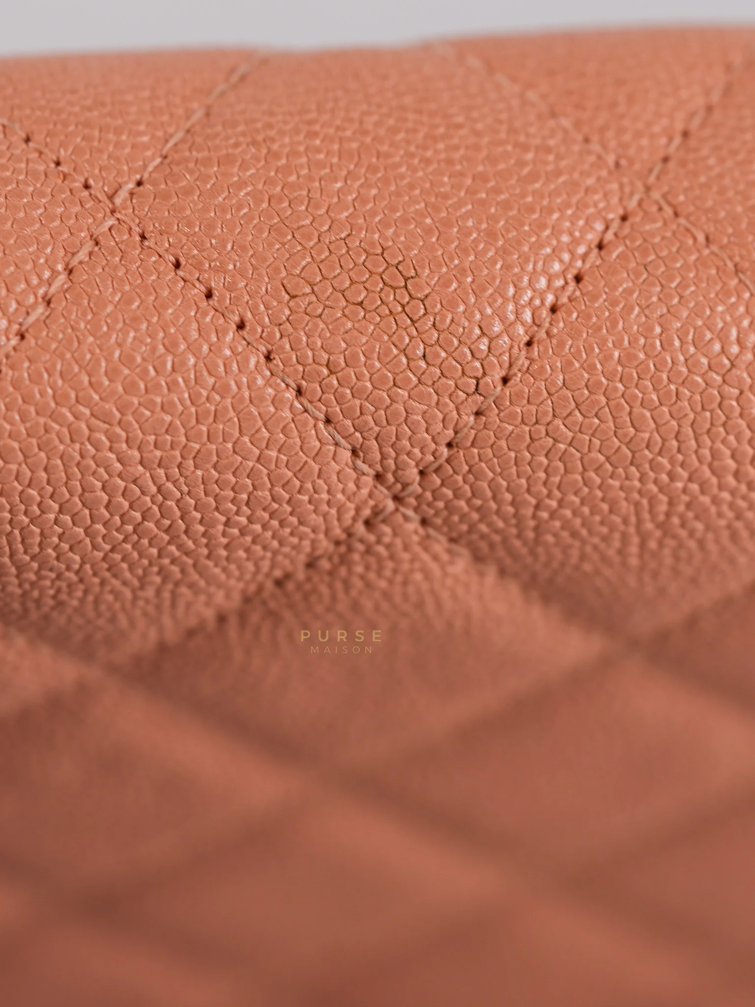 Chanel Boy Wallet On Chain in Light Pink Caviar Leather & Aged Gold Hardware (Series 27) - Image 39