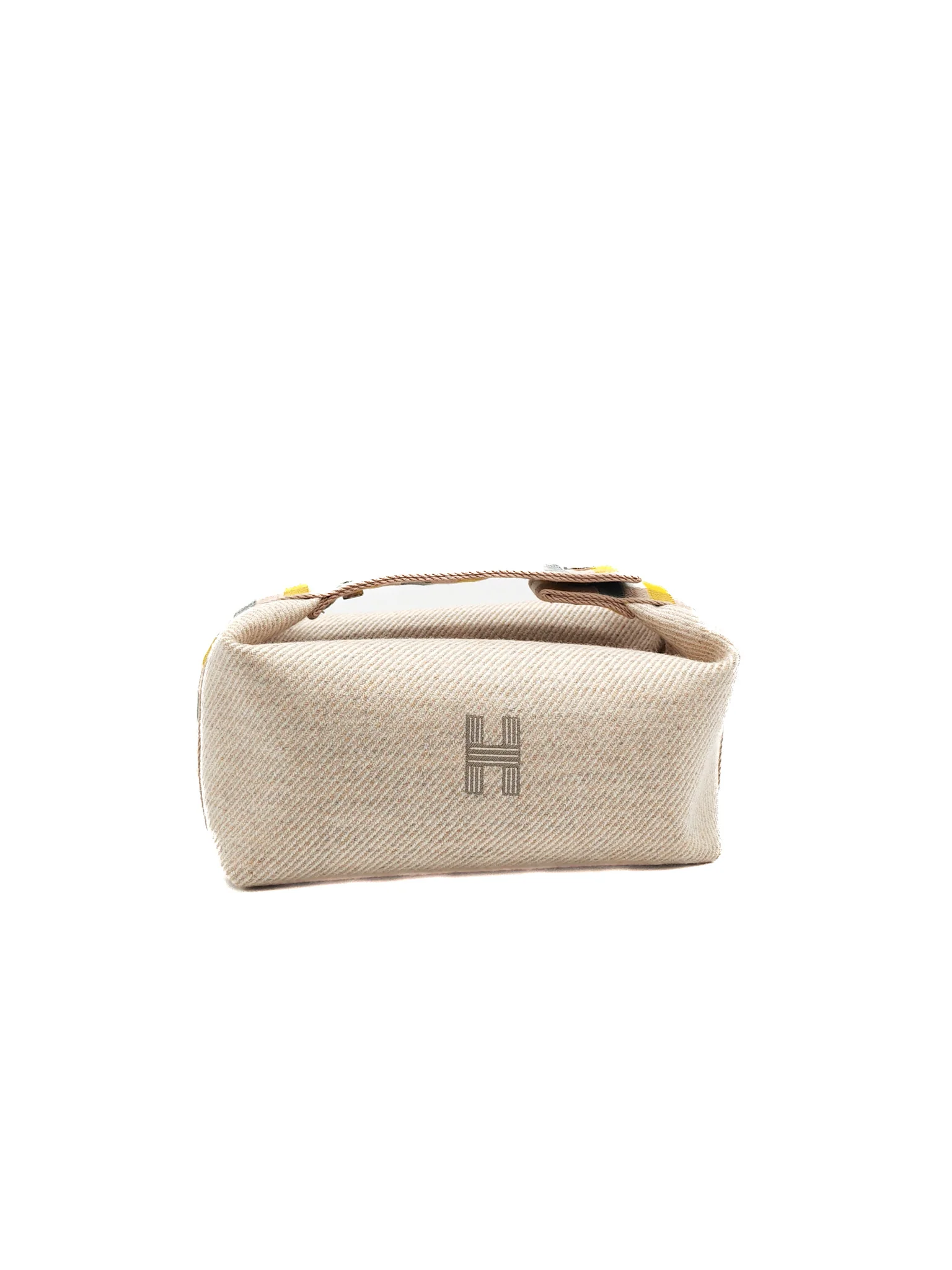 Hermes Bride A Brac PM Au Carre in Siege/Yellow Handbag - Image 2