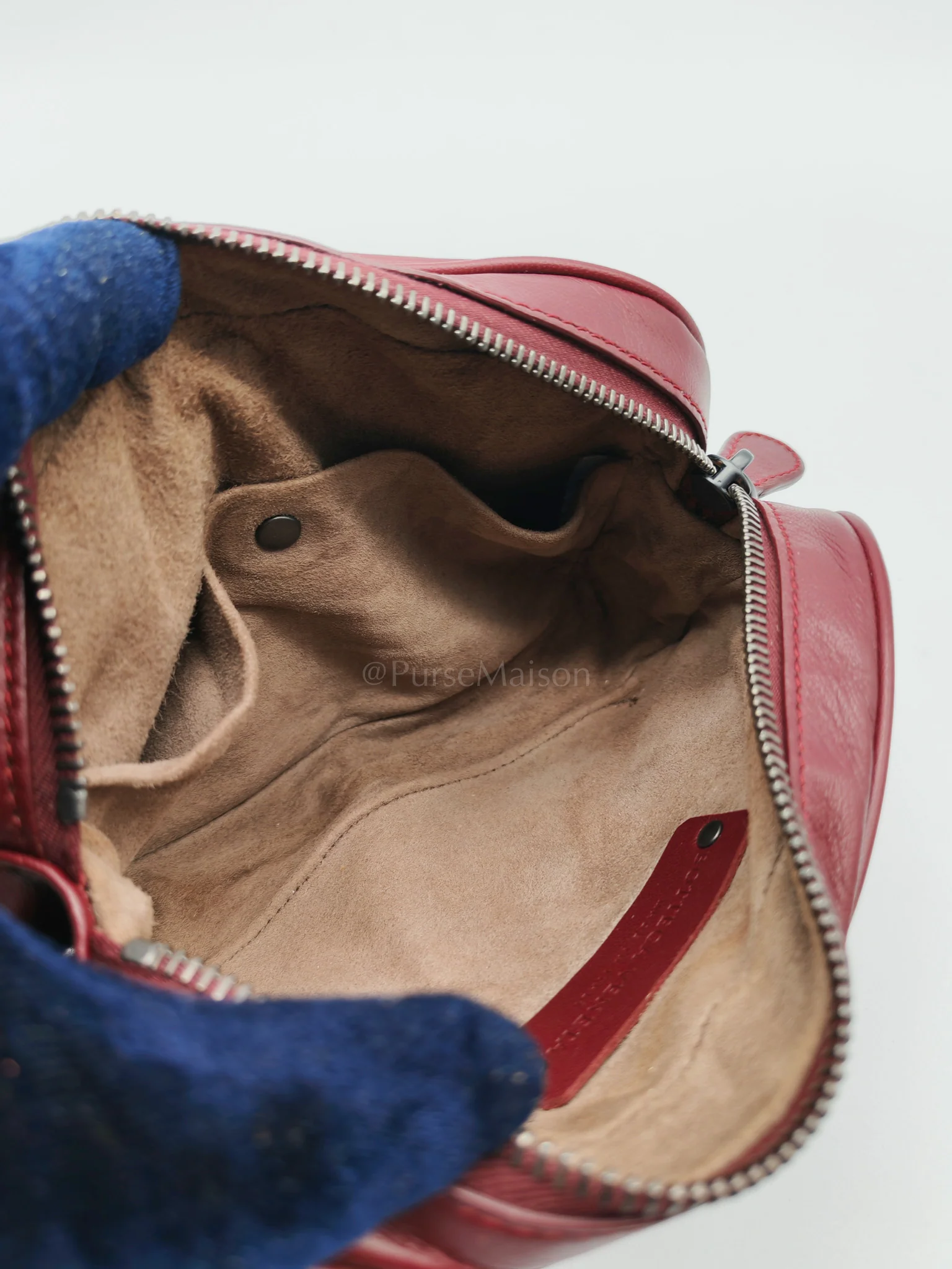 Bottega Veneta Intrecciato Burgundy Nappa Leather Belt Bag - Image 21