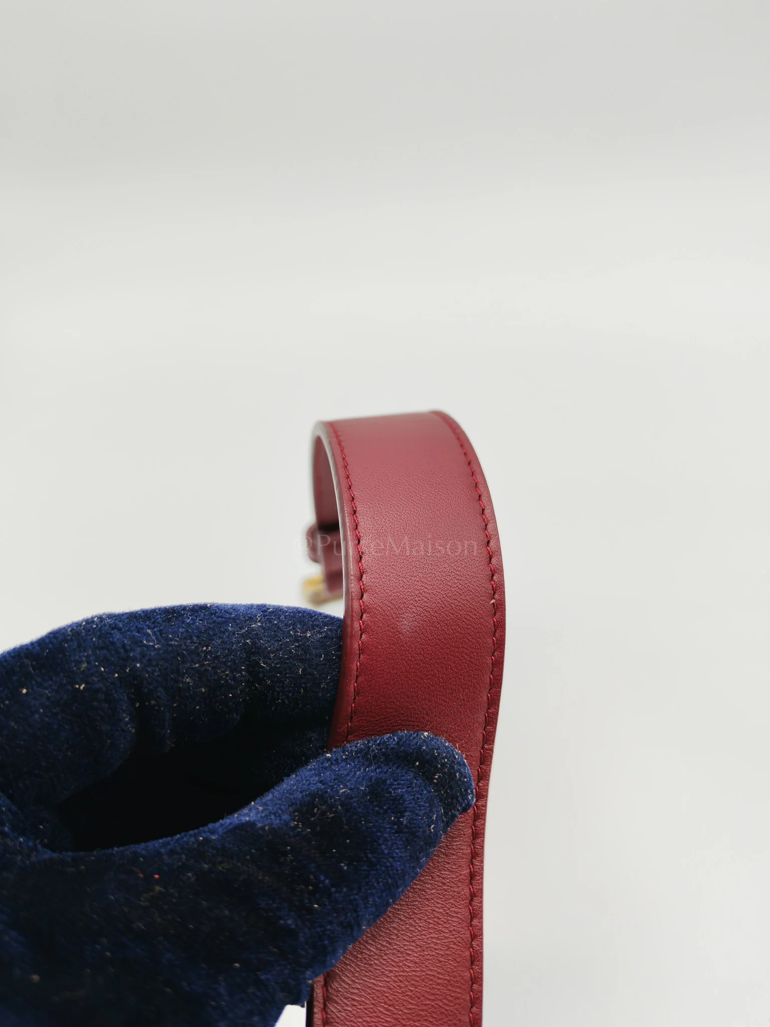 Bottega Veneta Intrecciato Burgundy Nappa Leather Belt Bag - Image 30