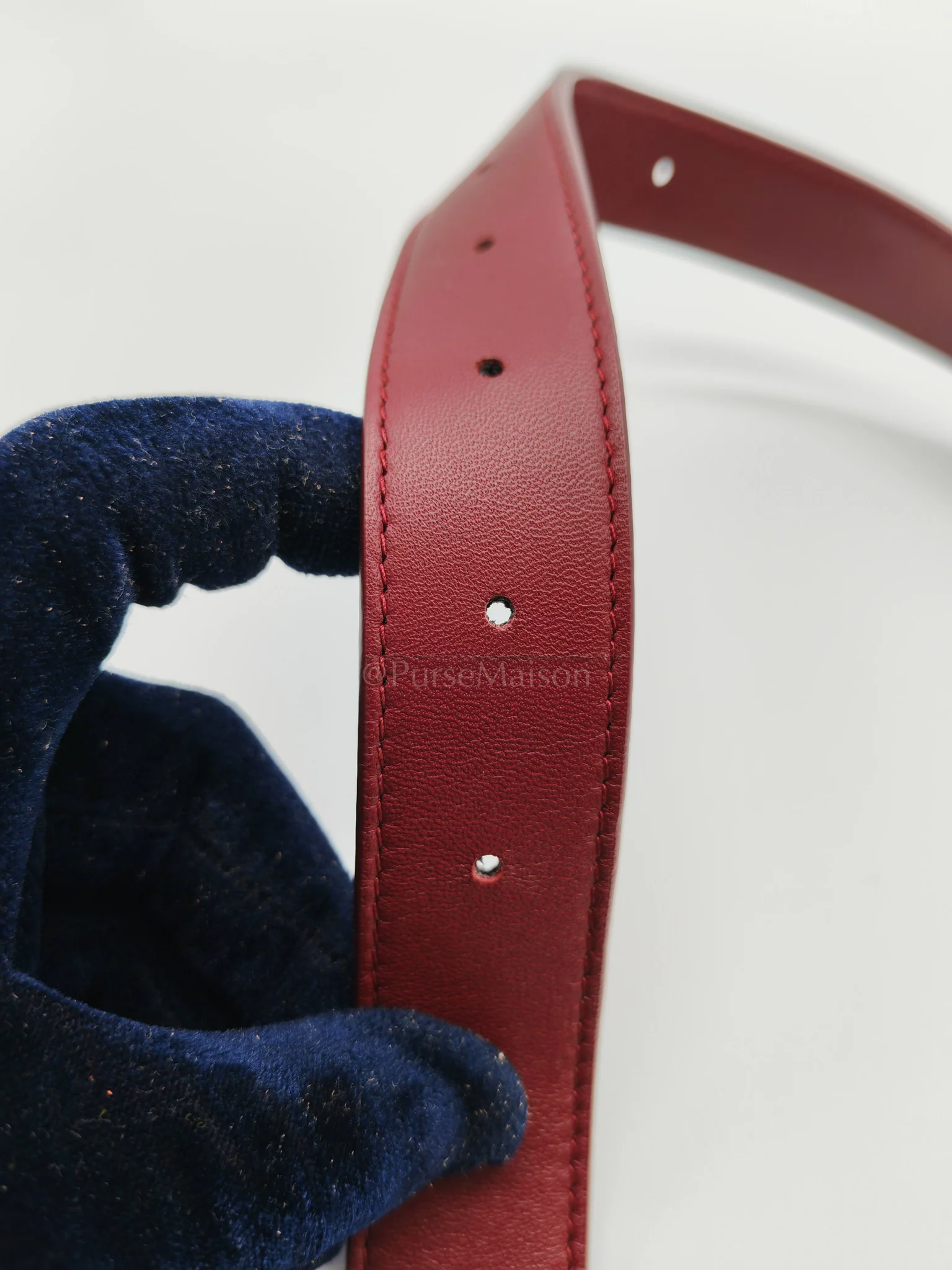 Bottega Veneta Intrecciato Burgundy Nappa Leather Belt Bag - Image 32