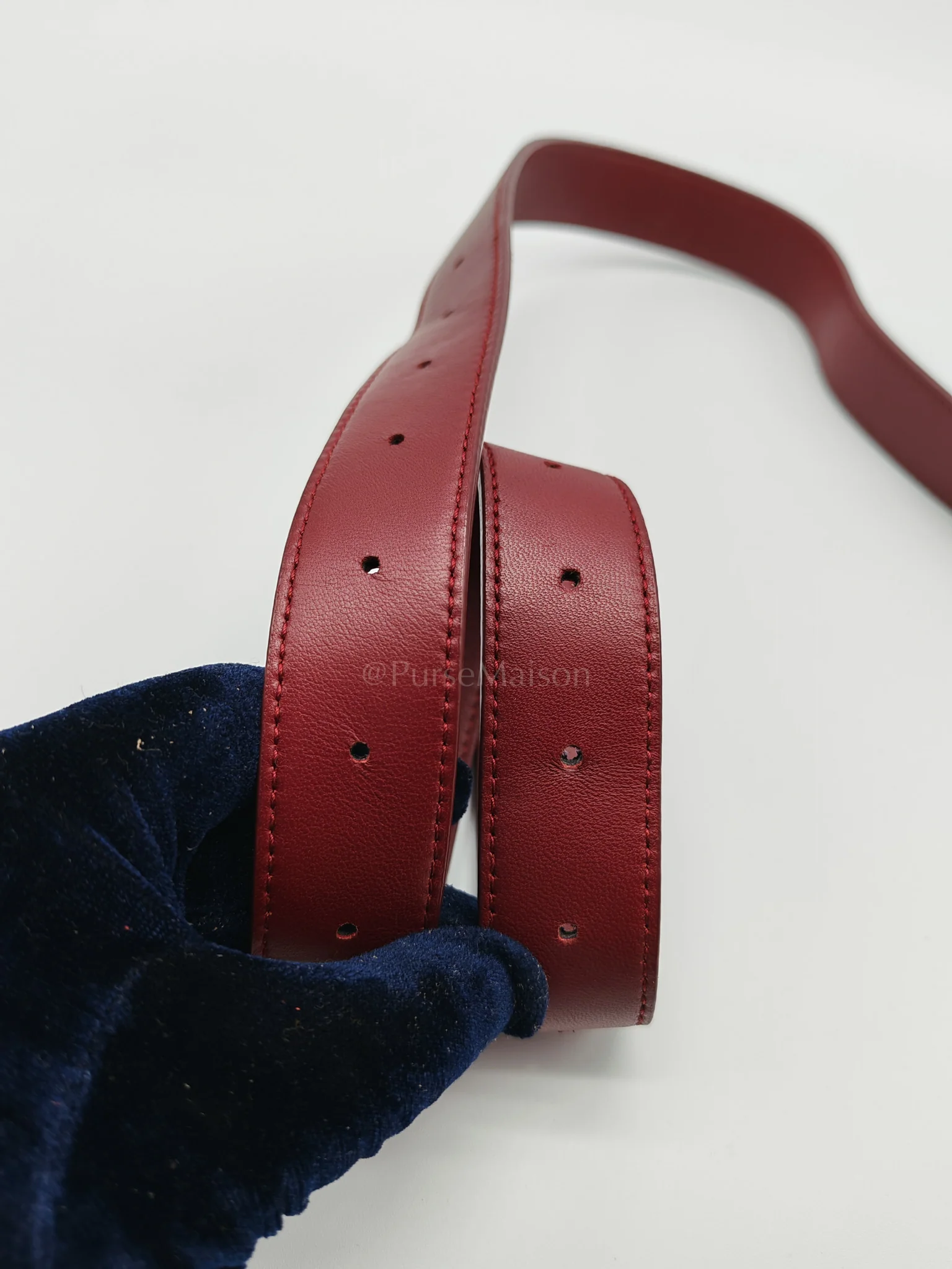 Bottega Veneta Intrecciato Burgundy Nappa Leather Belt Bag - Image 33