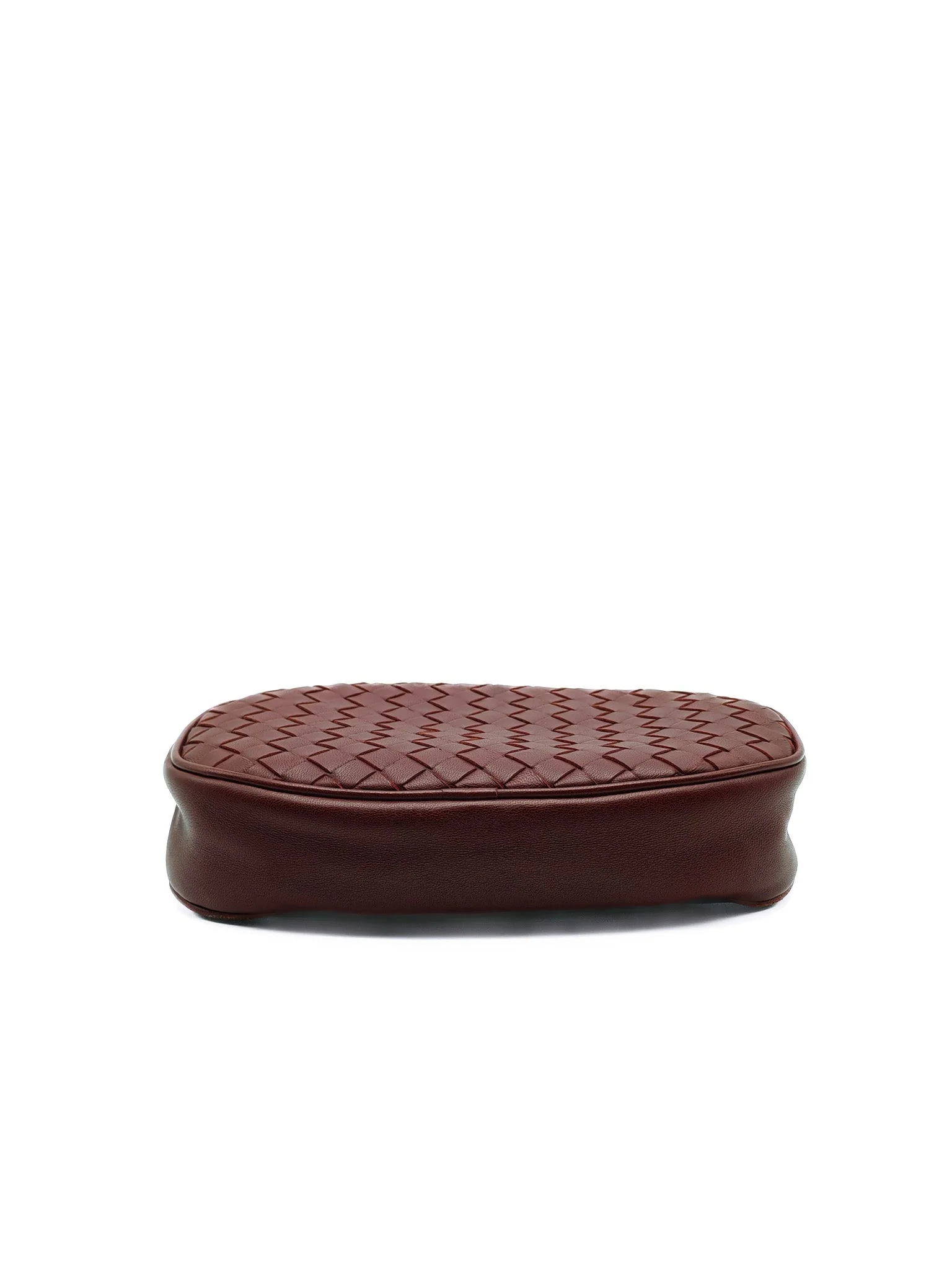 Bottega Veneta Intrecciato Burgundy Nappa Leather Belt Bag - Image 6
