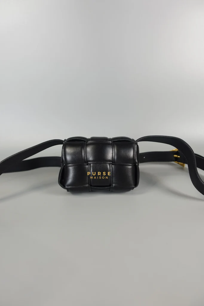 Bottega Veneta Mini Candy Padded Cassette in Black