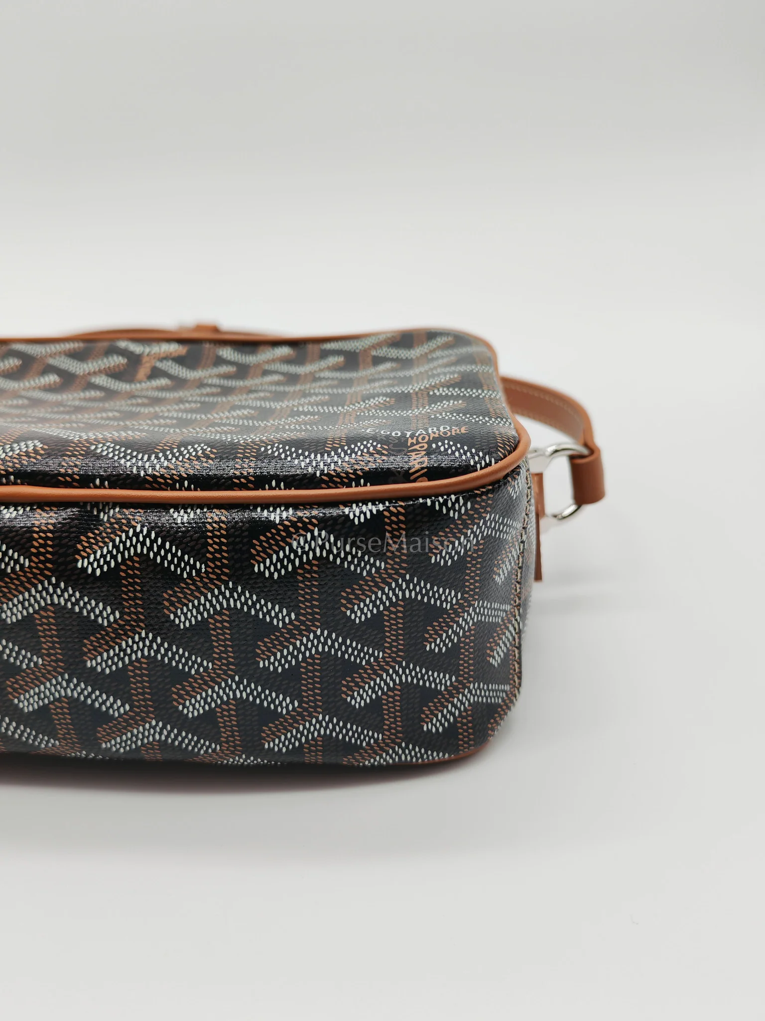 Goyard Cap Vert in Tan Goyardine Canvas Crossbody Bag - Image 14