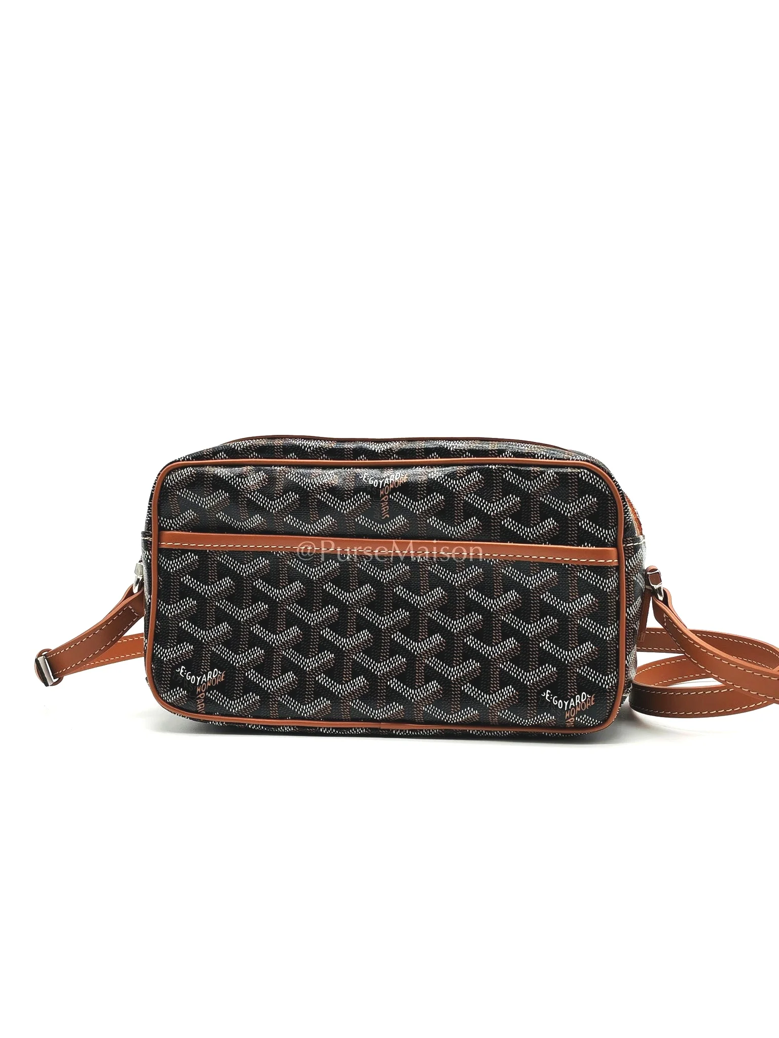 Goyard Cap Vert in Tan Goyardine Canvas Crossbody Bag - Image 2