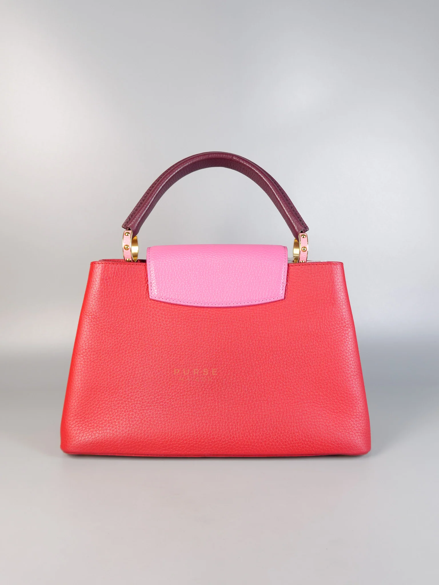 Louis Vuitton Capucines MM Tri-Color Shoulder Bag (Date Code: TR3107) - Image 6