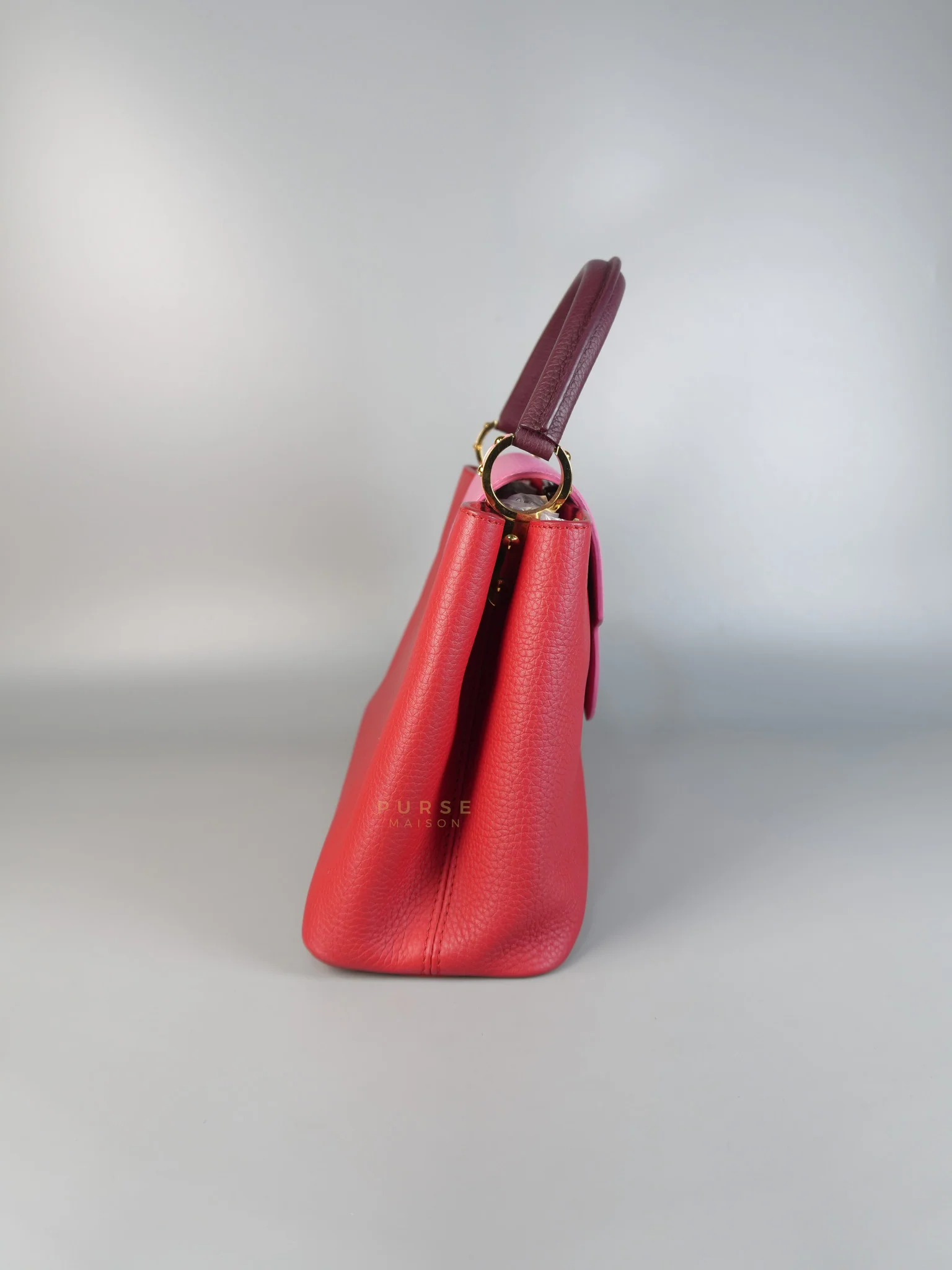 Louis Vuitton Capucines MM Tri-Color Shoulder Bag (Date Code: TR3107) - Image 8