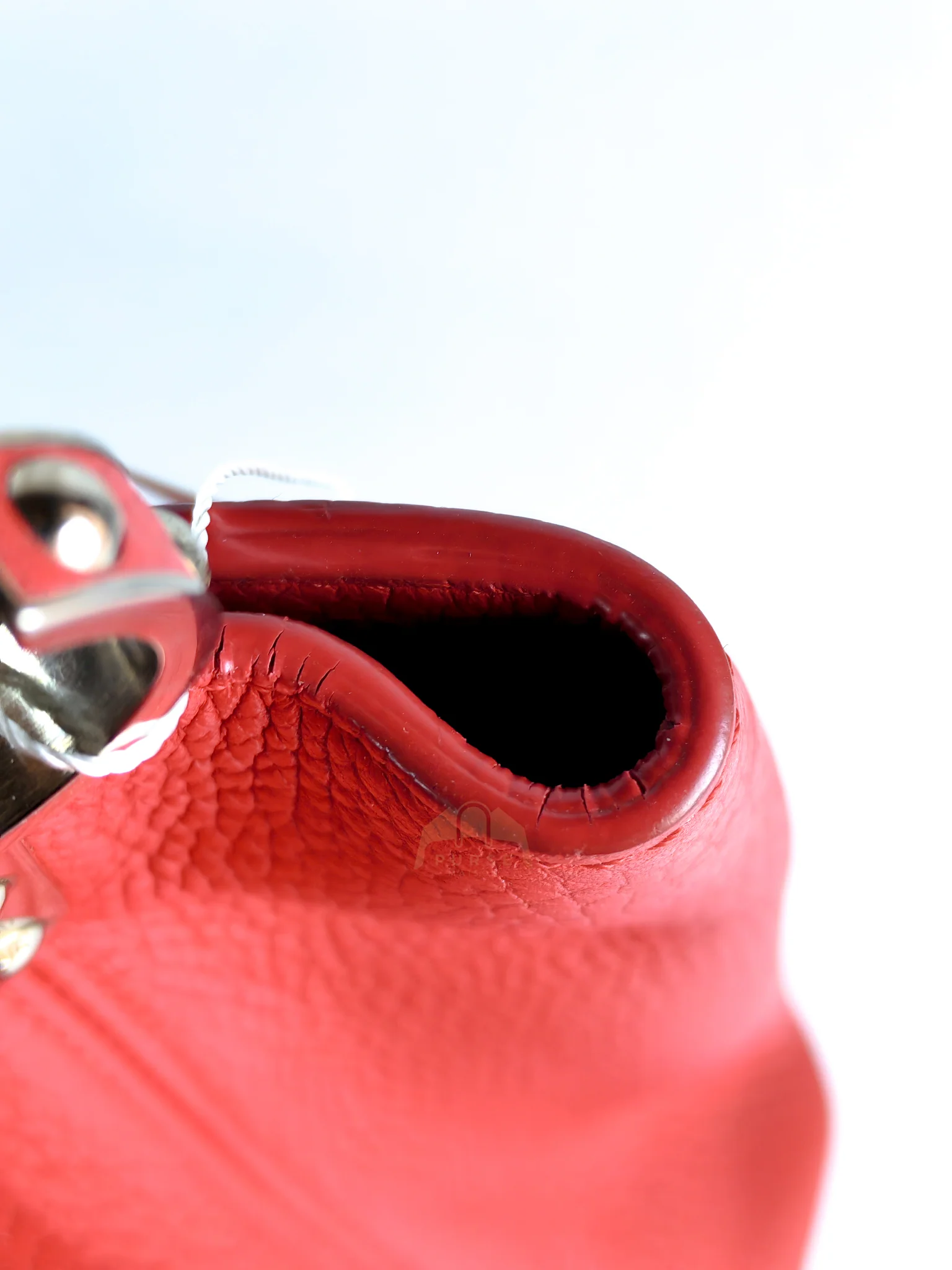 Louis Vuitton Capucines GM Red Python Handle Taurillon Clemence Leather Handbag (Date Code: MI1185) - Image 39
