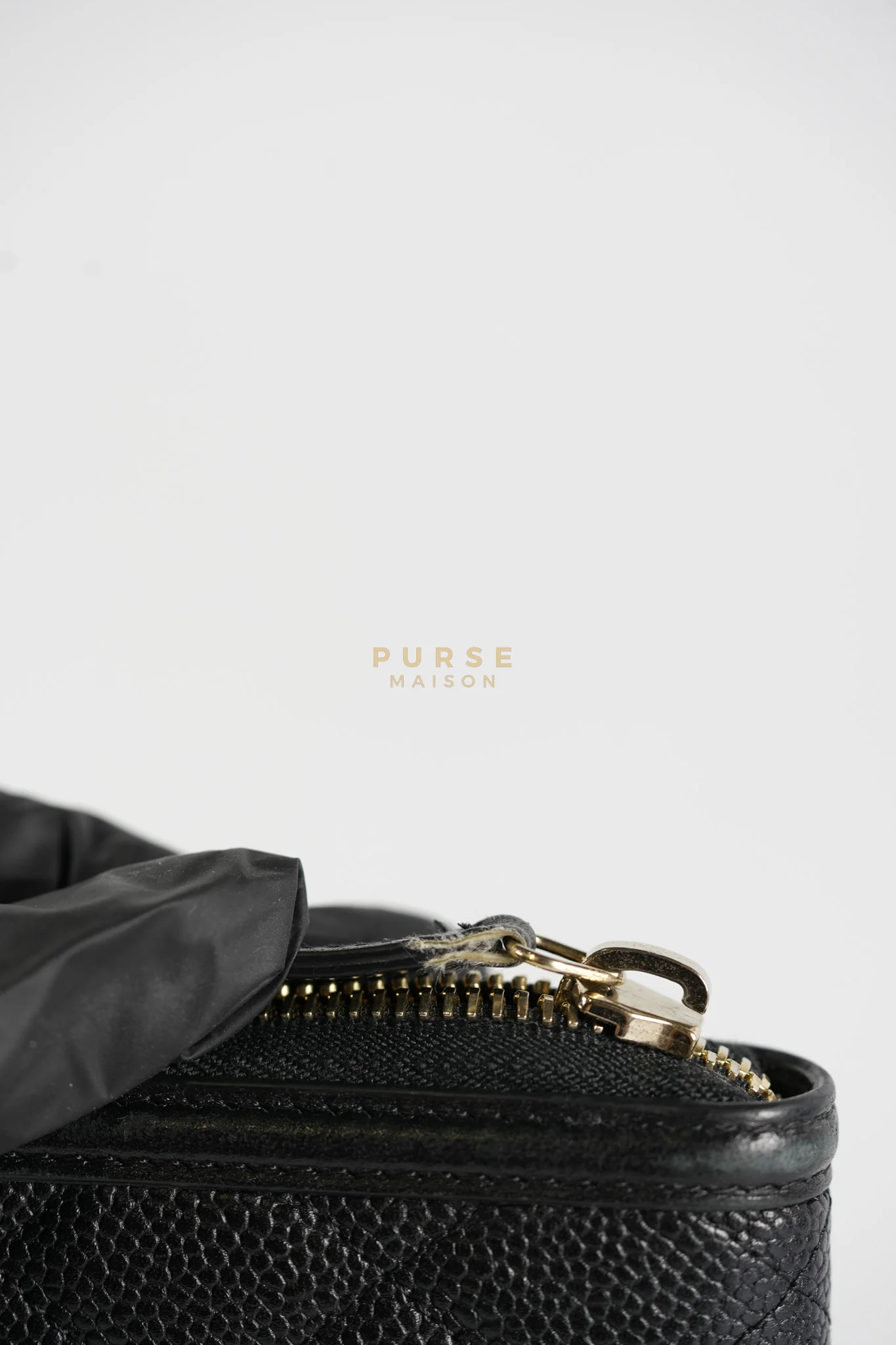 Chanel CC Filigree Long Wallet in Black Caviar Leather & Light Gold Hardware Series 26 - Image 23