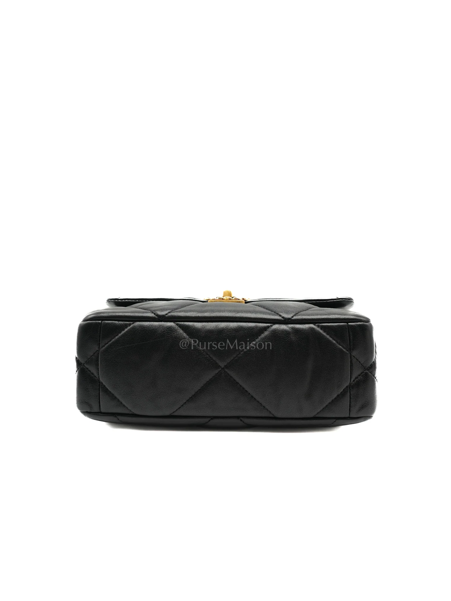 Chanel 19 Small in Black Quilted Lambskin Leather and Mixed hardware Series 30 - Image 5
