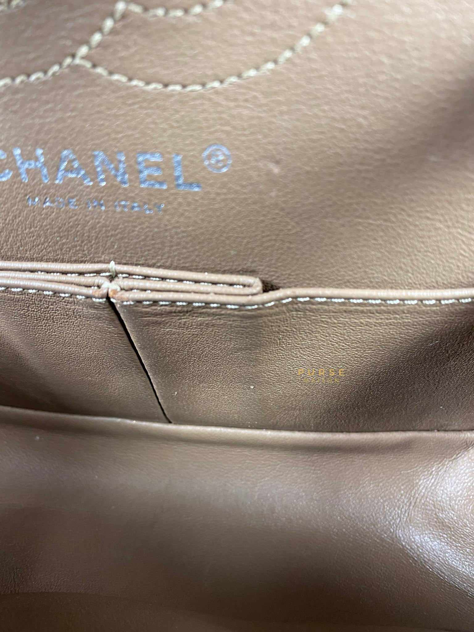 Chanel Chanel 2.55 Mini Reissue Double flap Bronze Aged Calfskin & Ruthenium Hardware (Series 16) - Image 12