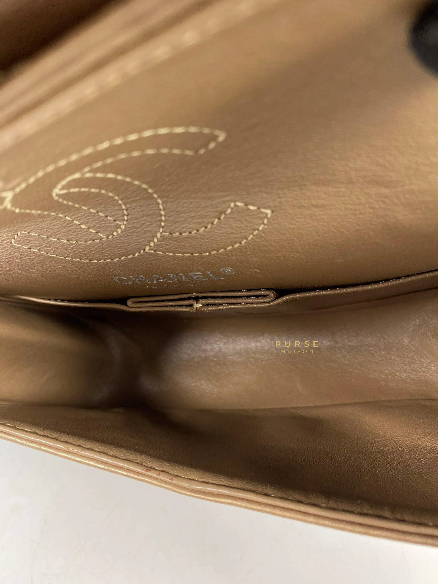 Chanel Chanel 2.55 Mini Reissue Double flap Bronze Aged Calfskin & Ruthenium Hardware (Series 16) - Image 13