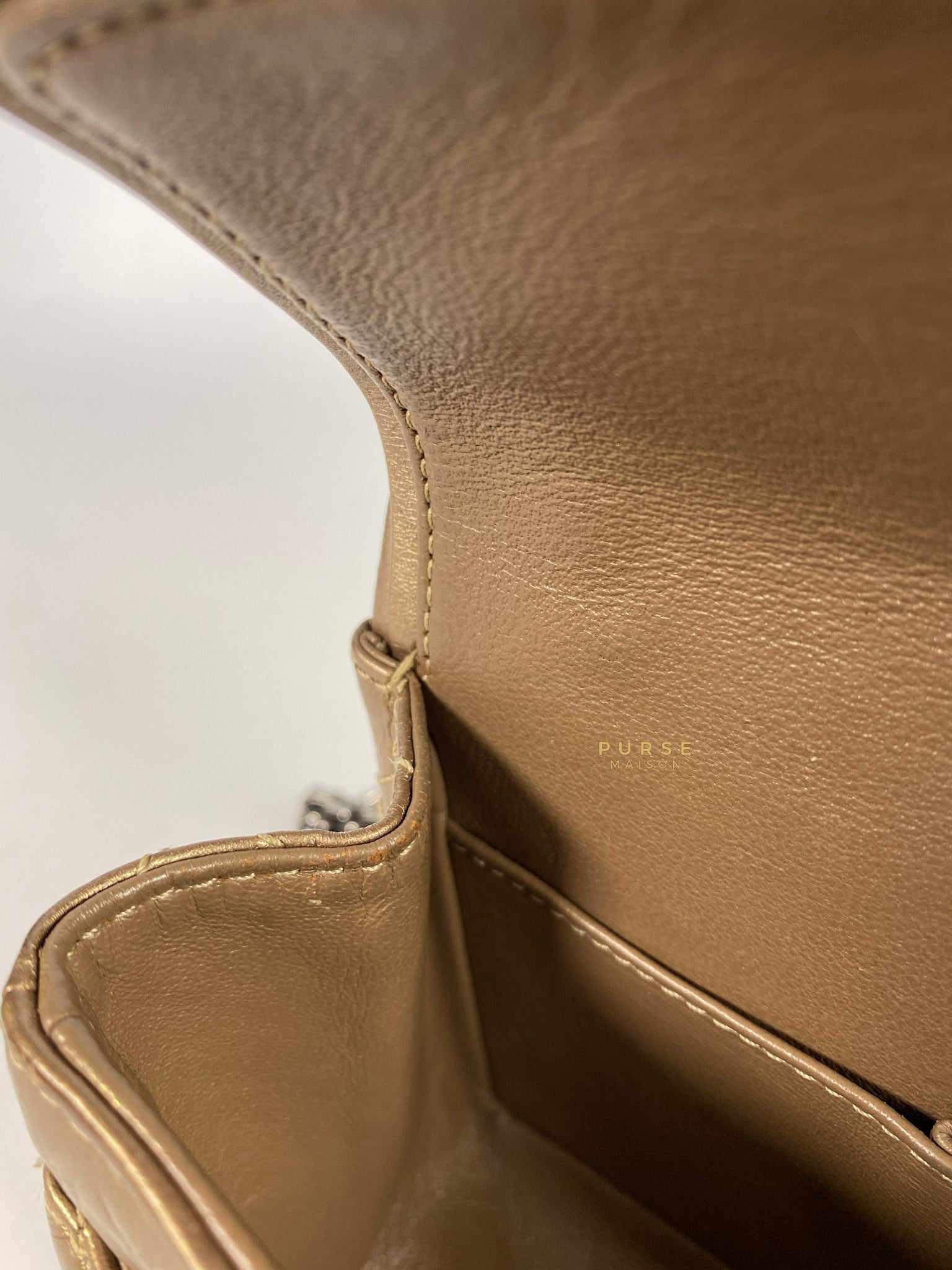 Chanel Chanel 2.55 Mini Reissue Double flap Bronze Aged Calfskin & Ruthenium Hardware (Series 16) - Image 15