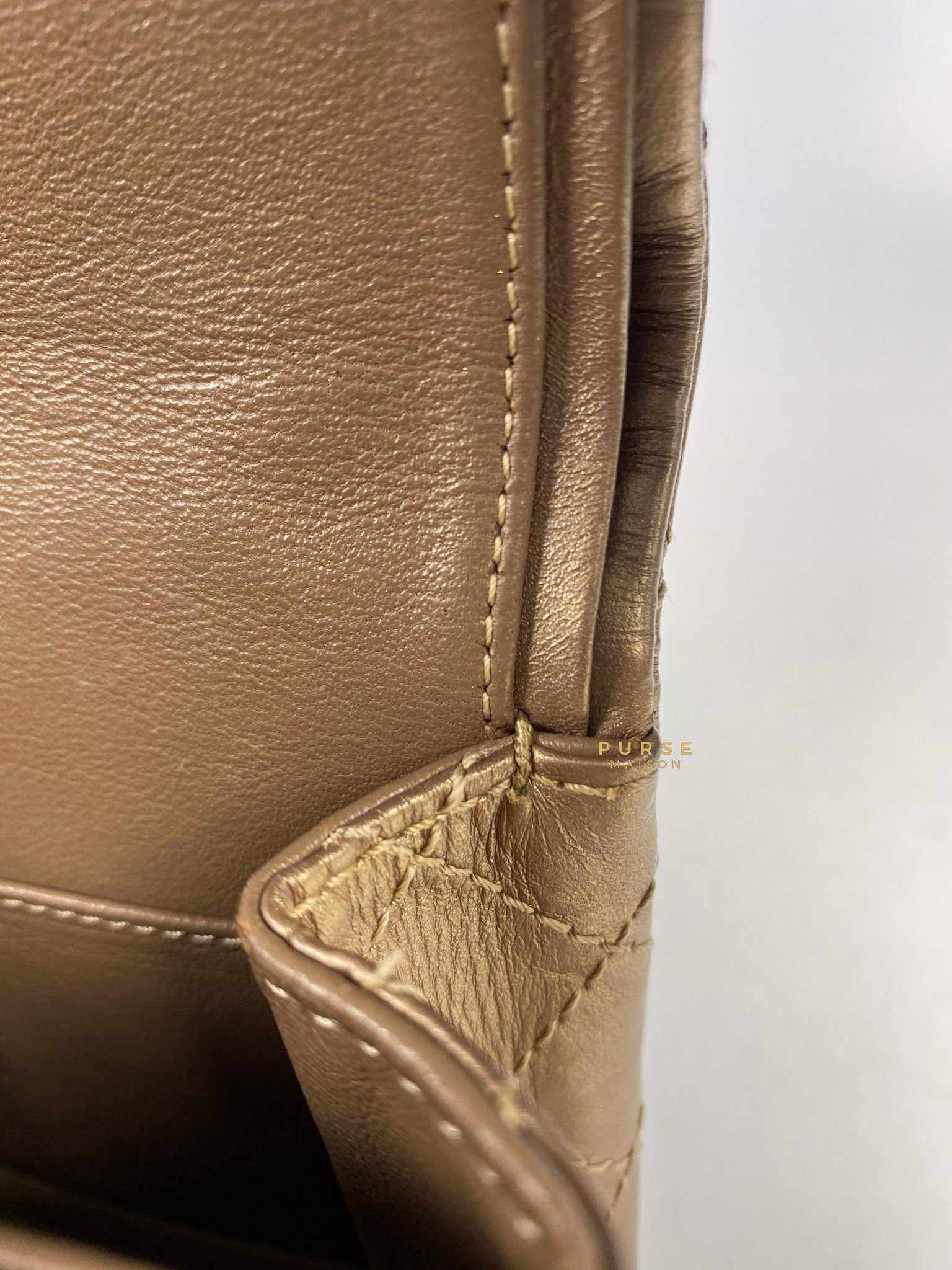 Chanel Chanel 2.55 Mini Reissue Double flap Bronze Aged Calfskin & Ruthenium Hardware (Series 16) - Image 24